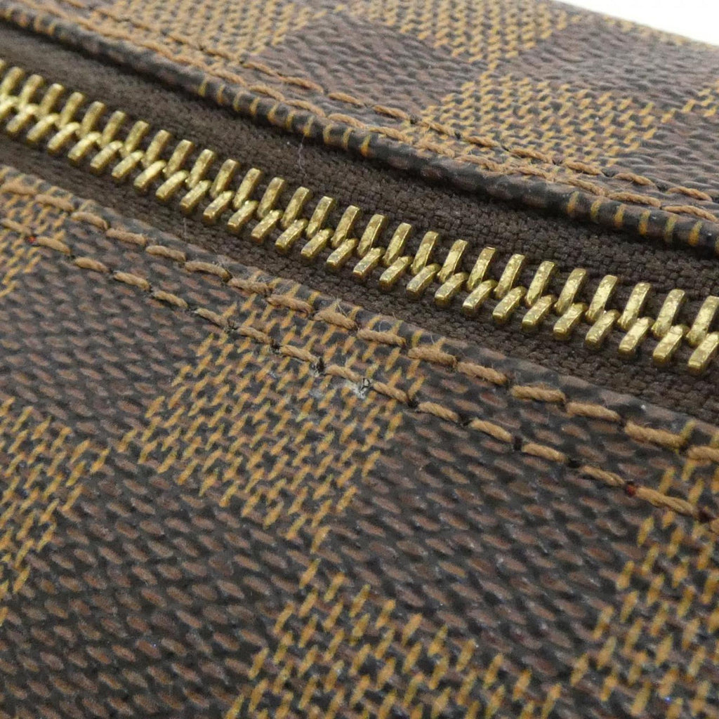 Louis Vuitton Brown Coated Canvas Handbag