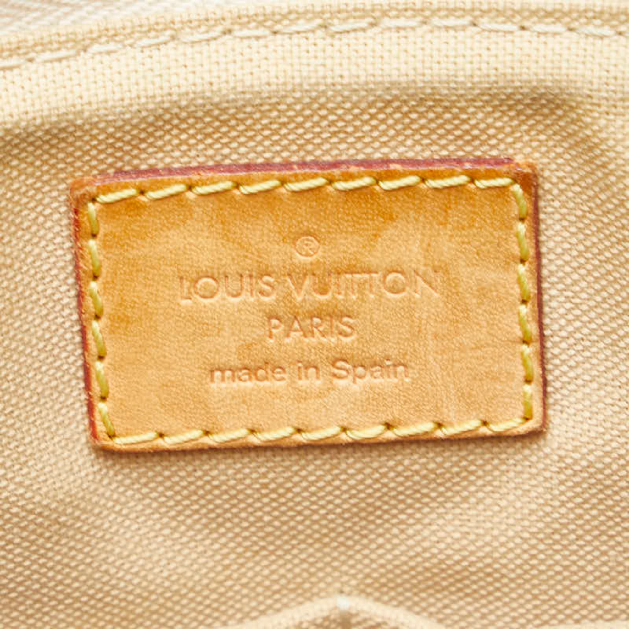 Louis Vuitton White Pvc Leather Shoulder Bag