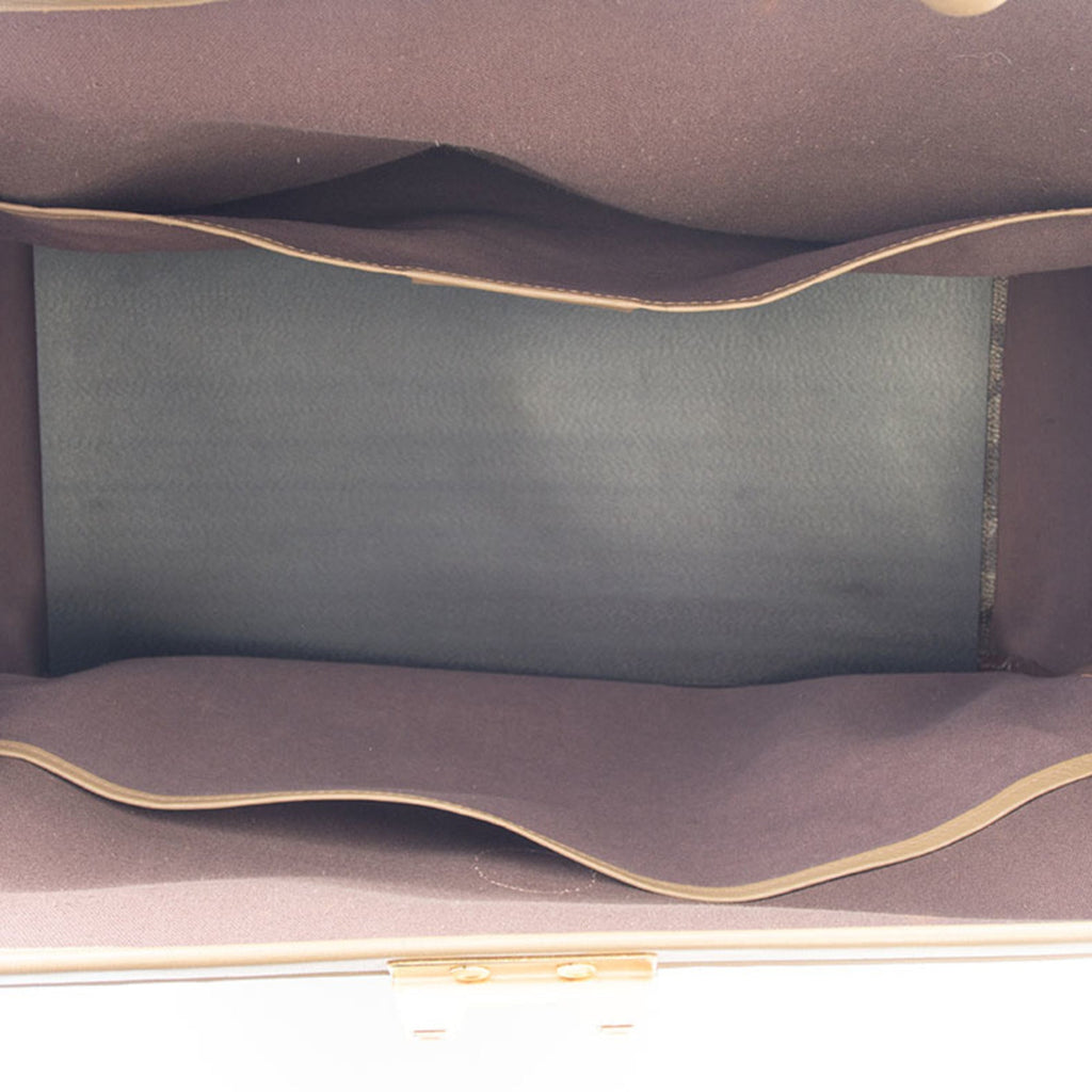 Yves Saint Laurent Beige Brown Pvc Handbag (Pre-Owned)