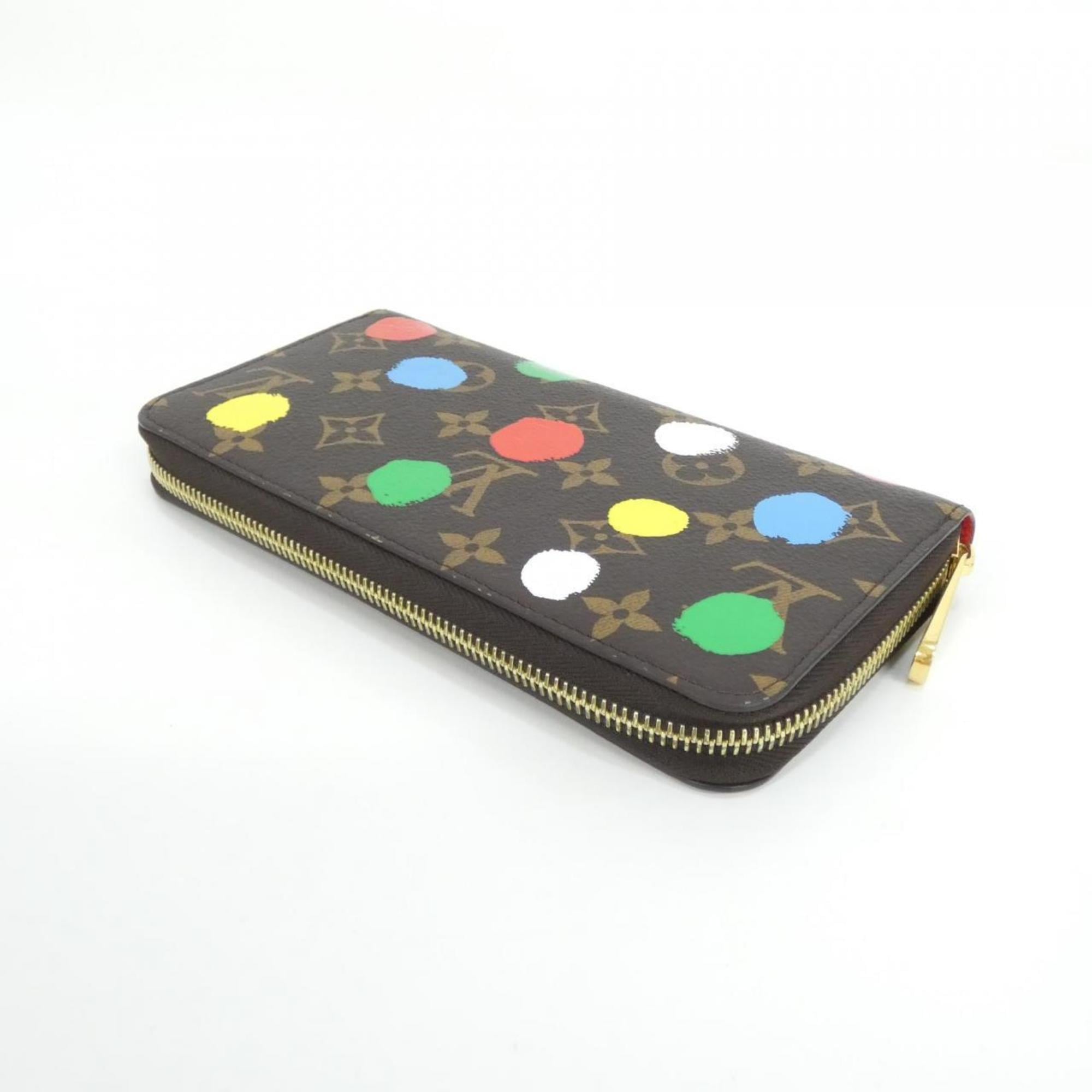 Louis Vuitton Marron Coated Canvas Long Wallet