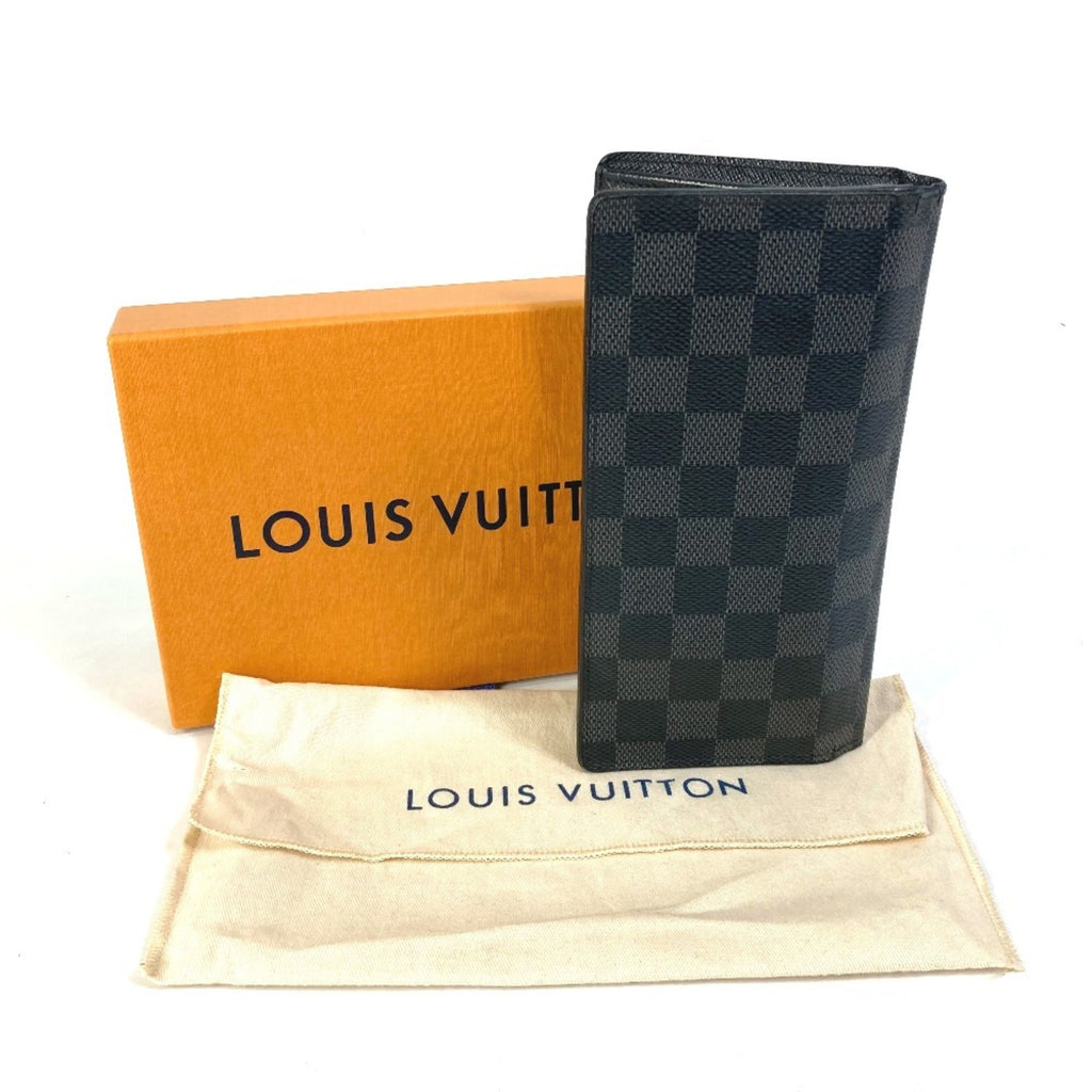 Louis Vuitton Damier Graphite Black Damier Graphite Long Wallet