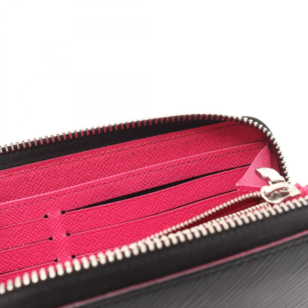 Louis Vuitton Epi Black Pink Epi Leather Long Wallet