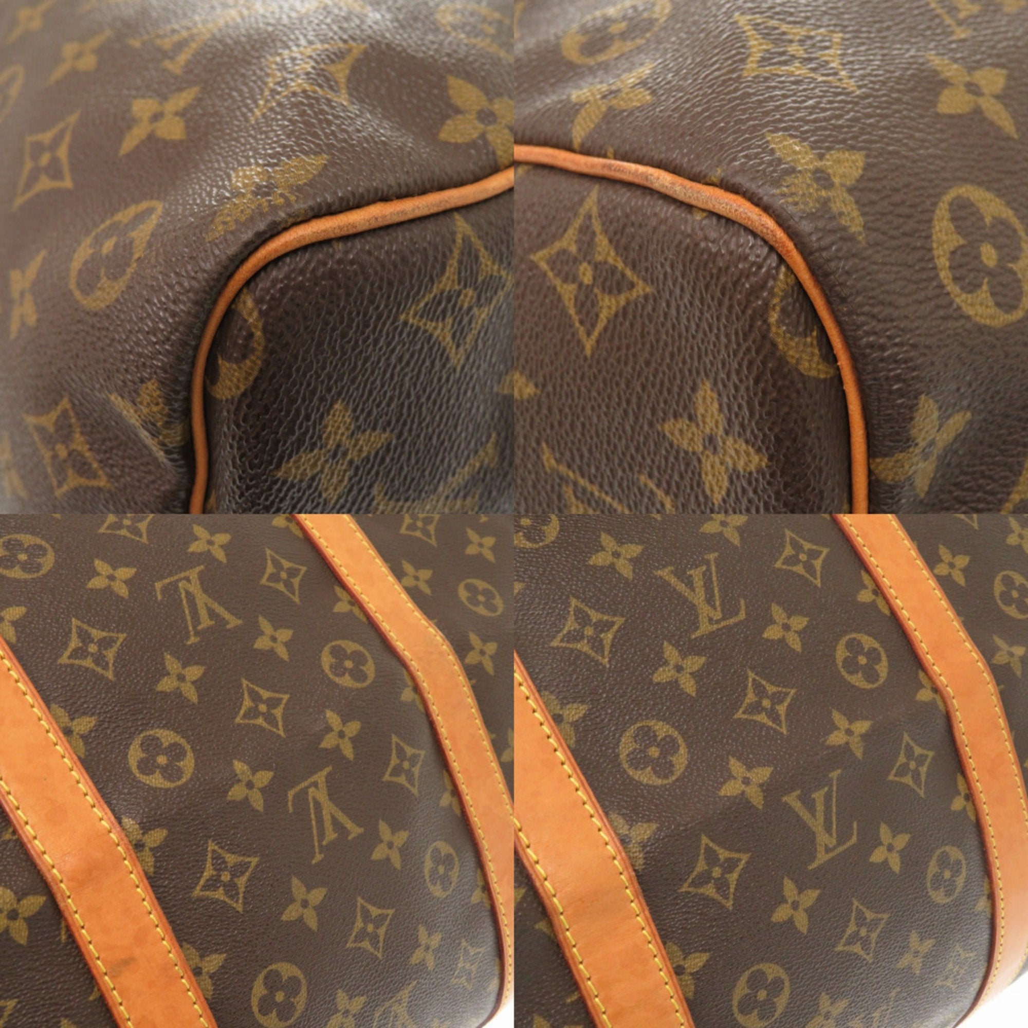 Louis Vuitton Brown Monogram Canvas Boston Bag