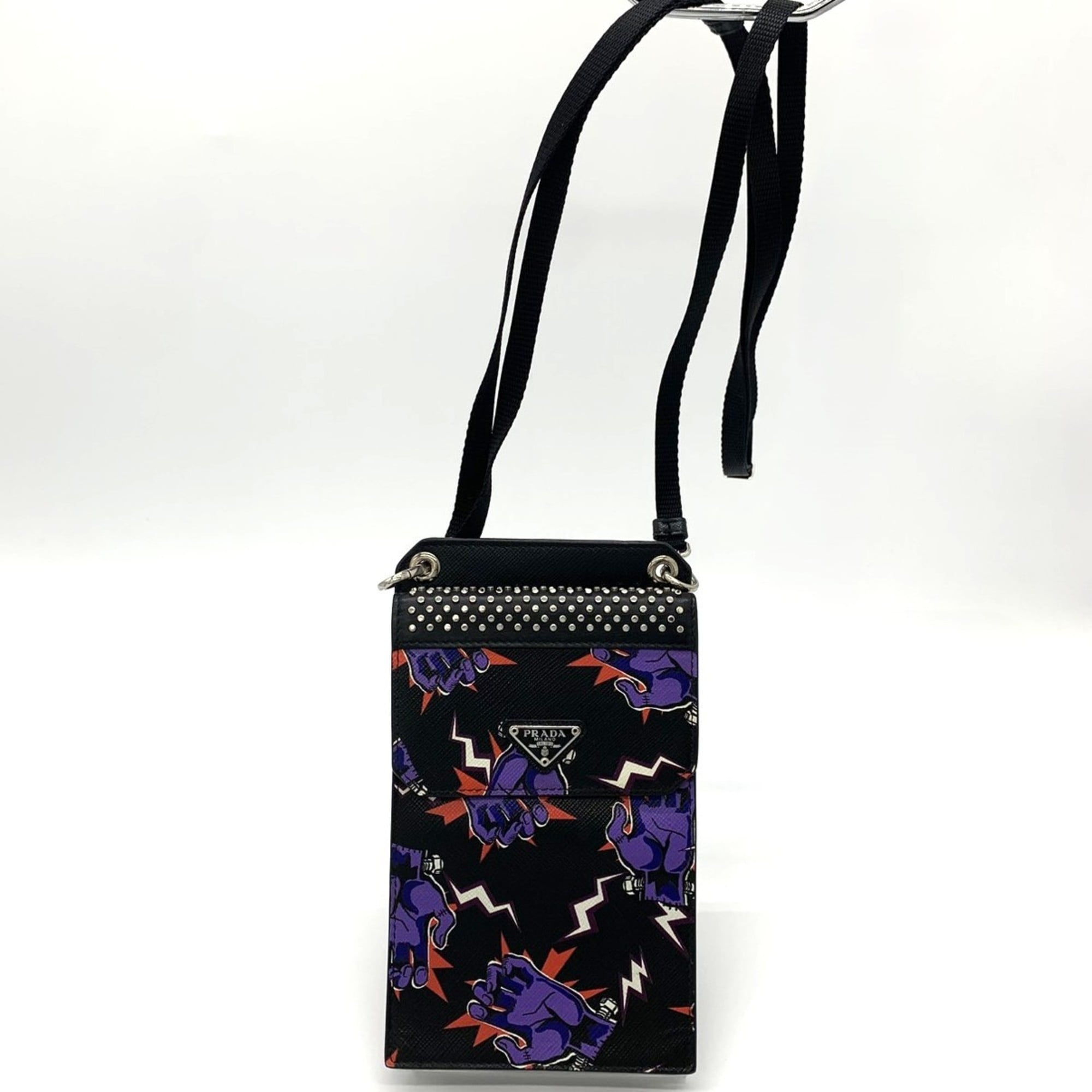 Prada Black Leather Shoulder Bag