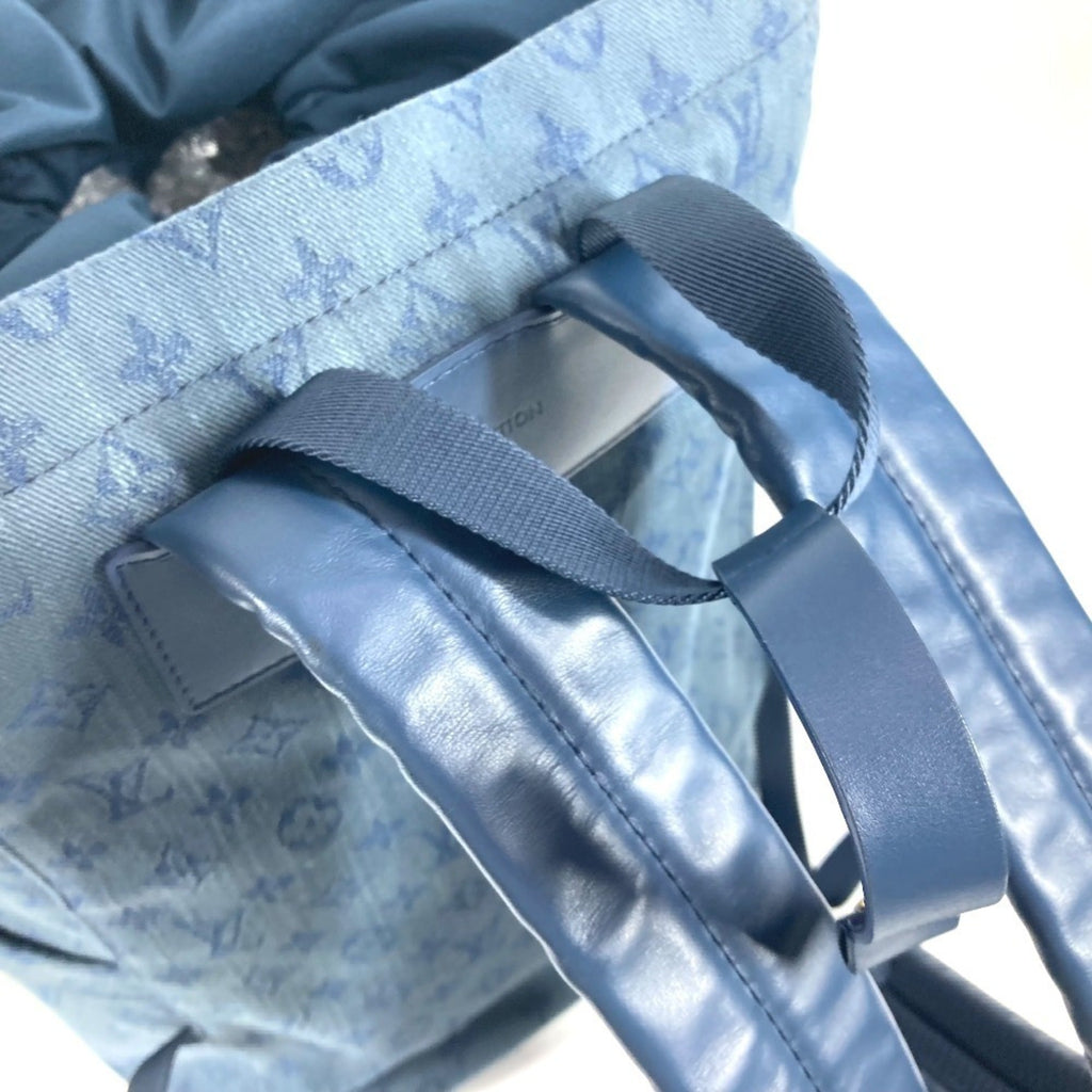Louis Vuitton Blue Monogram Denim Canvas Backpack