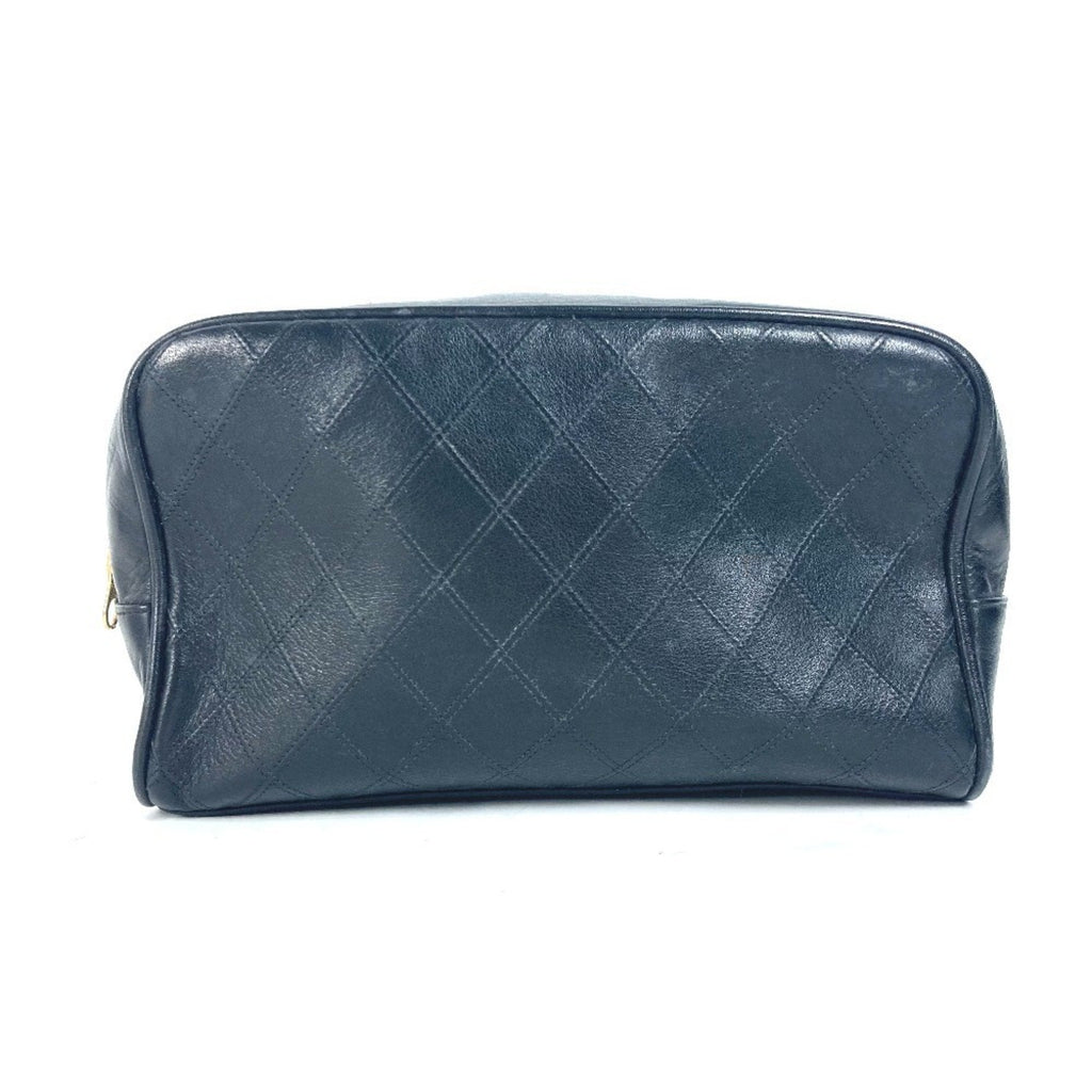Chanel Black Leather Pouch