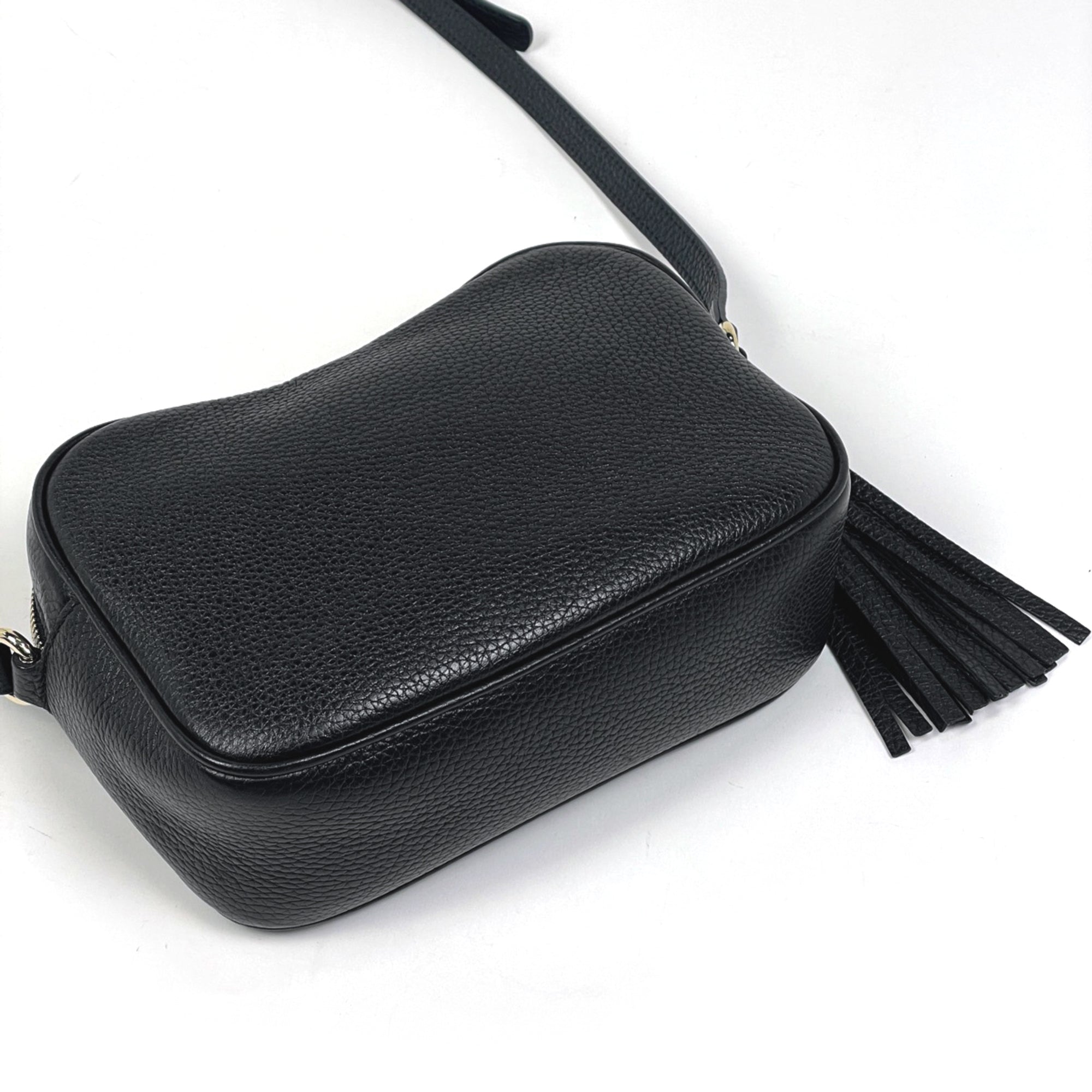 Gucci Black Leather Shoulder Bag (Pre-Owned)
