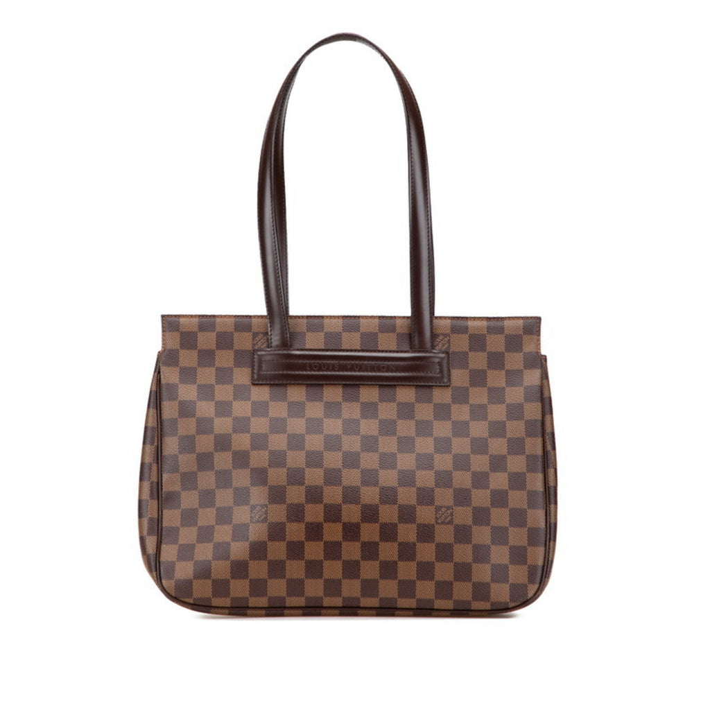 Louis Vuitton Damier Brown Pvc Leather Handbag Tote Bag