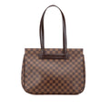 Louis Vuitton Damier Brown Pvc Leather Handbag Tote Bag