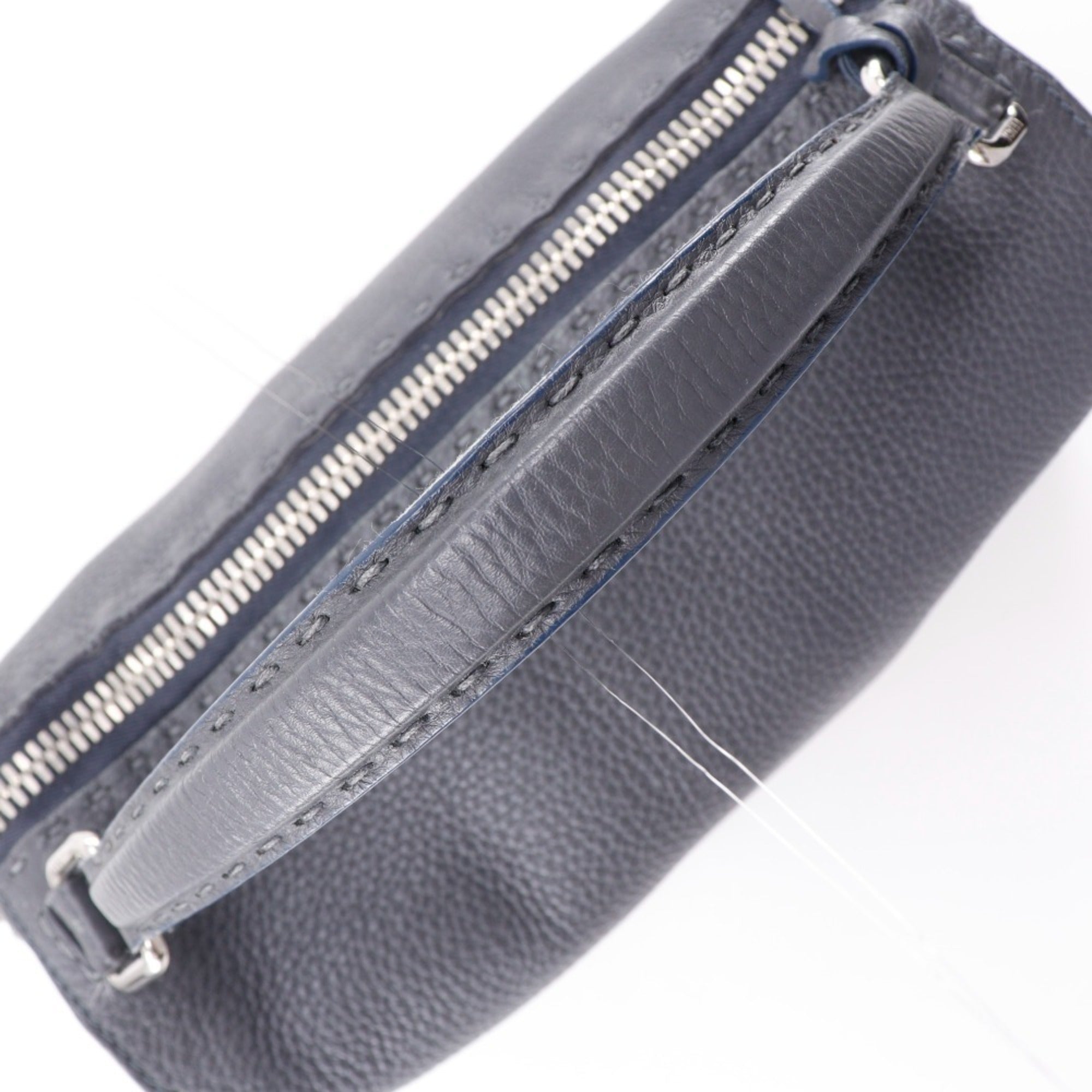 Fendi Gray Leather Handbag