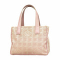 Chanel Pink Nylon Handbag