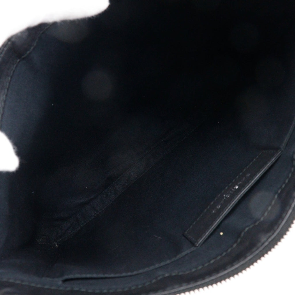 Balenciaga Black Suede Clutch
