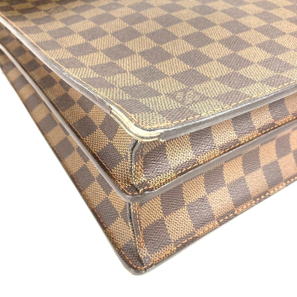 Louis Vuitton Brown Damier Canvas Ebene Damier Canvas Briefcase Handbag