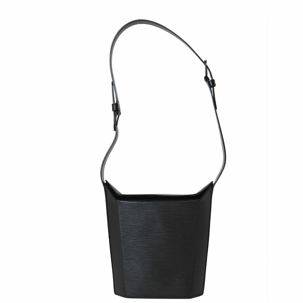 Louis Vuitton Black Epi Leather Handbag Shoulder Bag