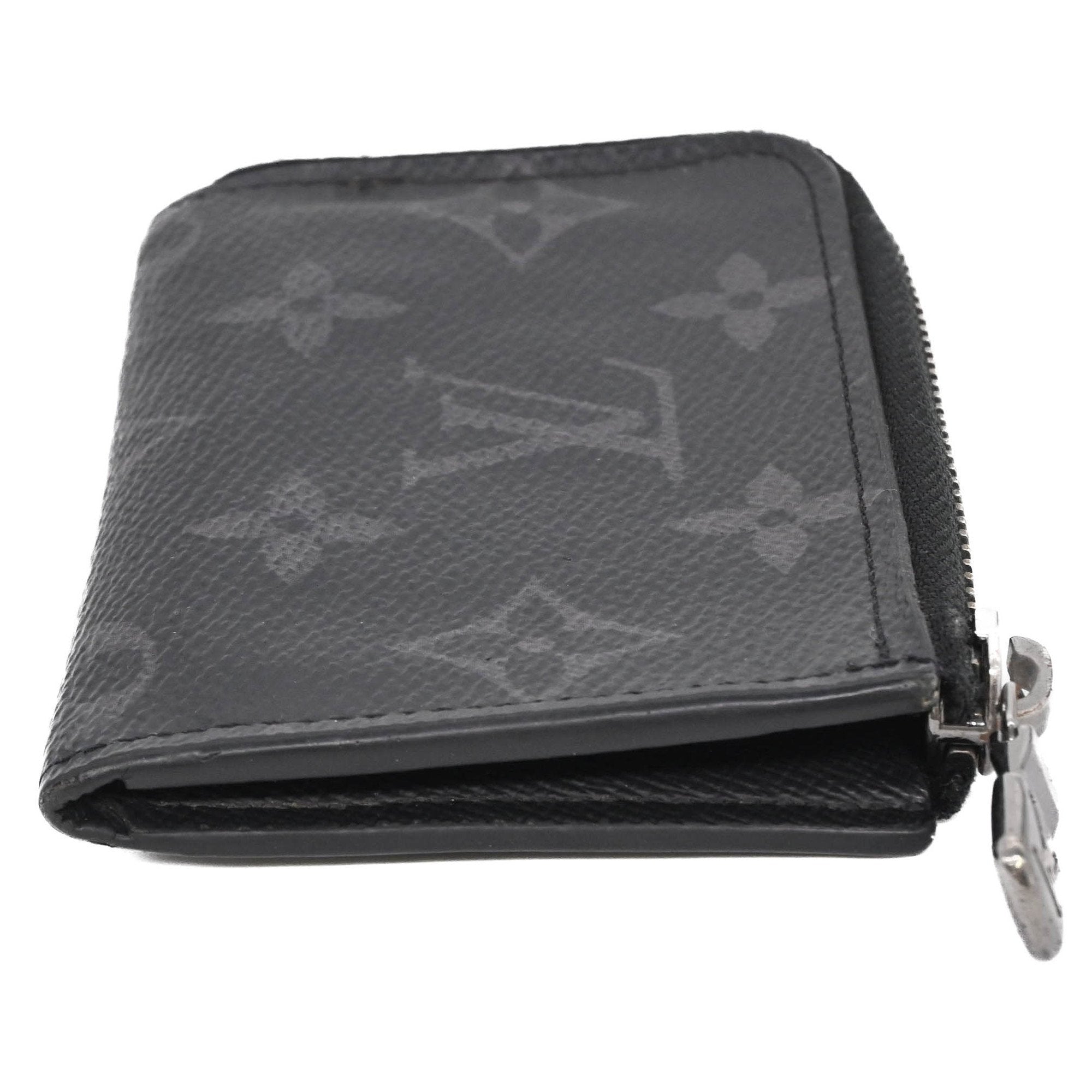 Louis Vuitton Black Monogram Eclipse Monogram Eclipse Coin Purse/Coin Case