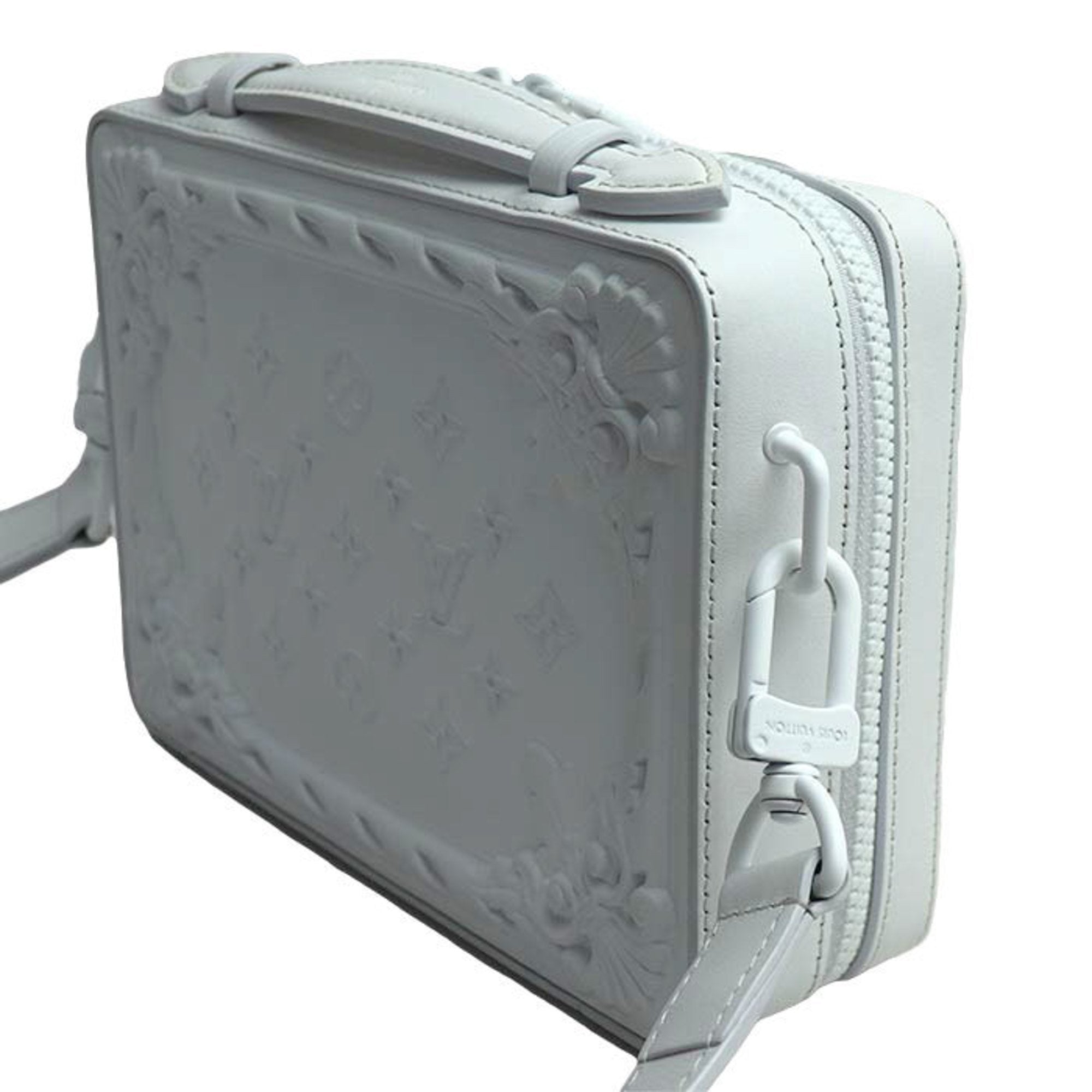 Louis Vuitton White Leather Shoulder Bag