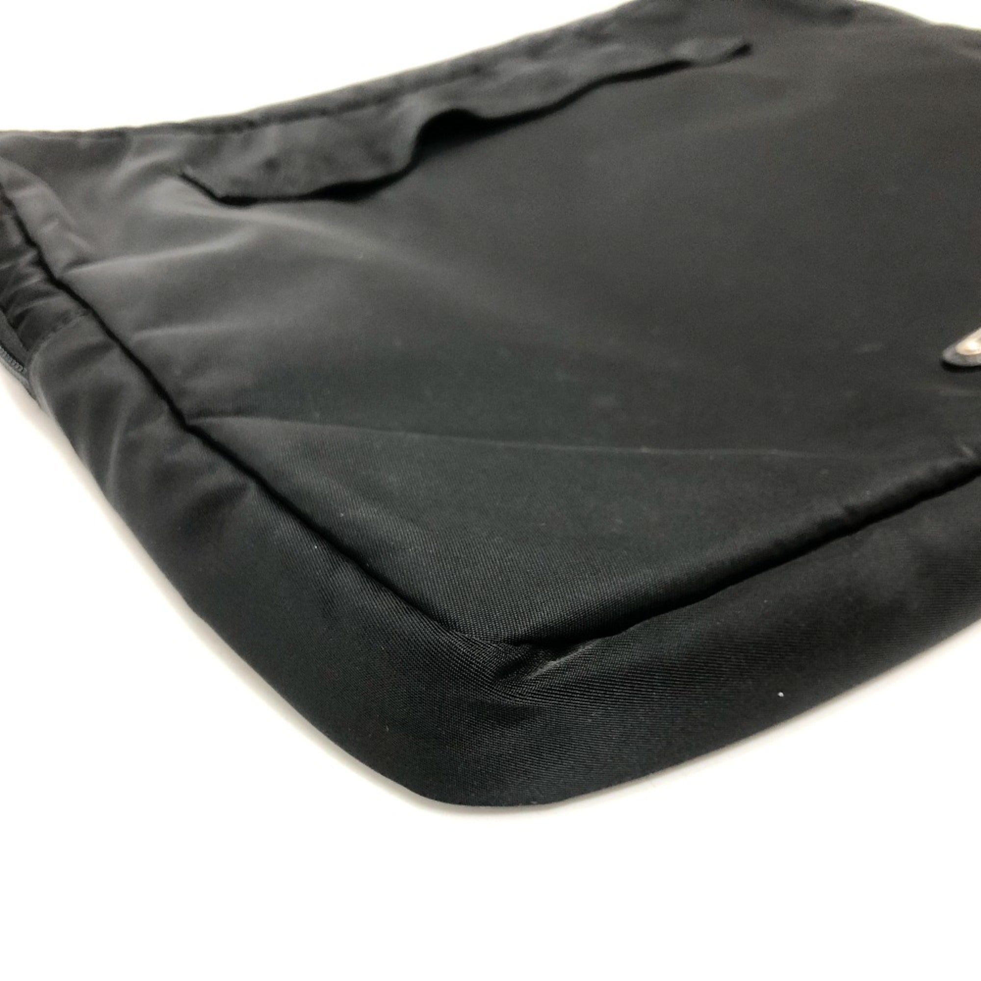 Prada Black Cloth Clutch Bag