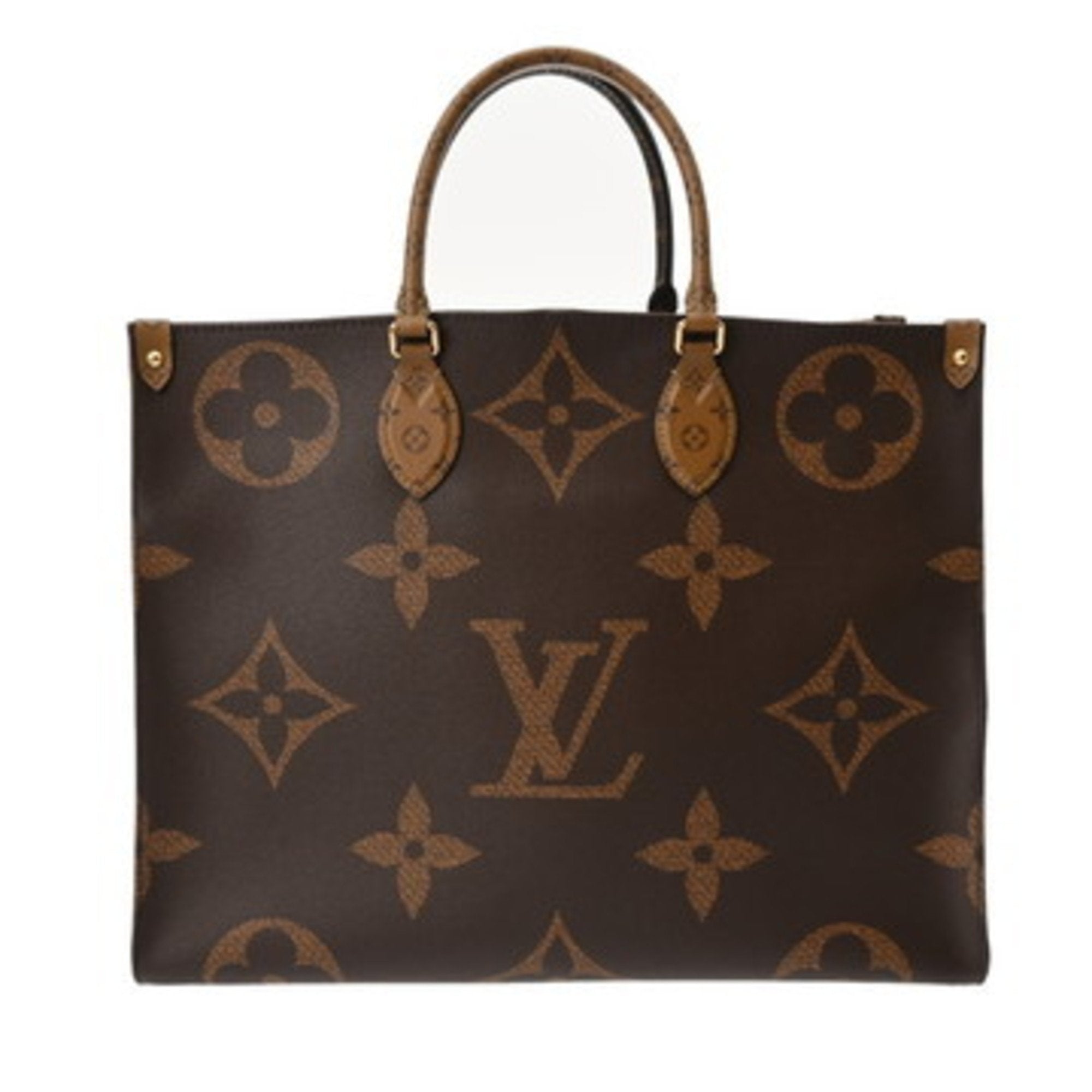 Louis Vuitton Brown Monogram Canvas Handbag
