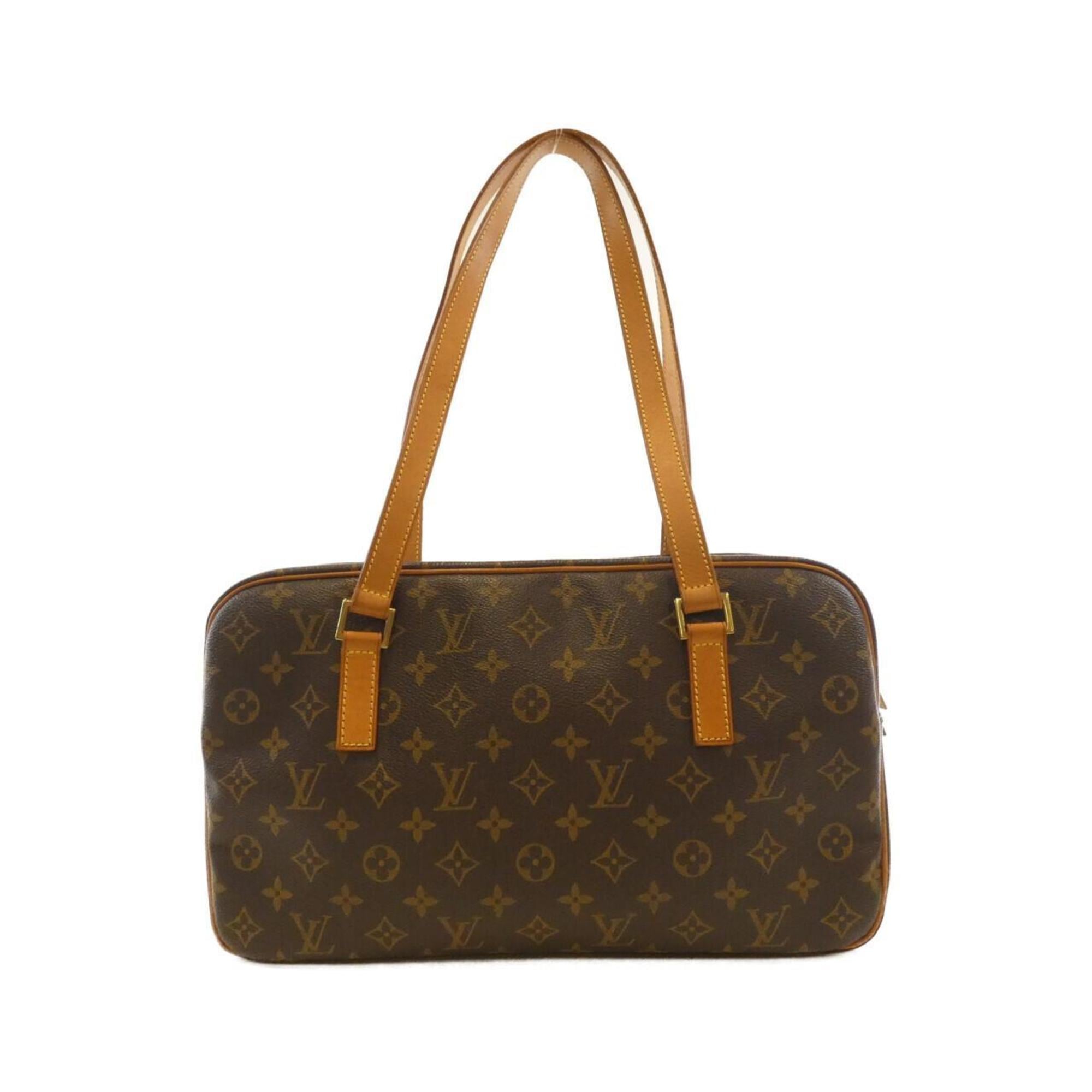 Louis Vuitton Brown Coated Canvas Shoulder Bag
