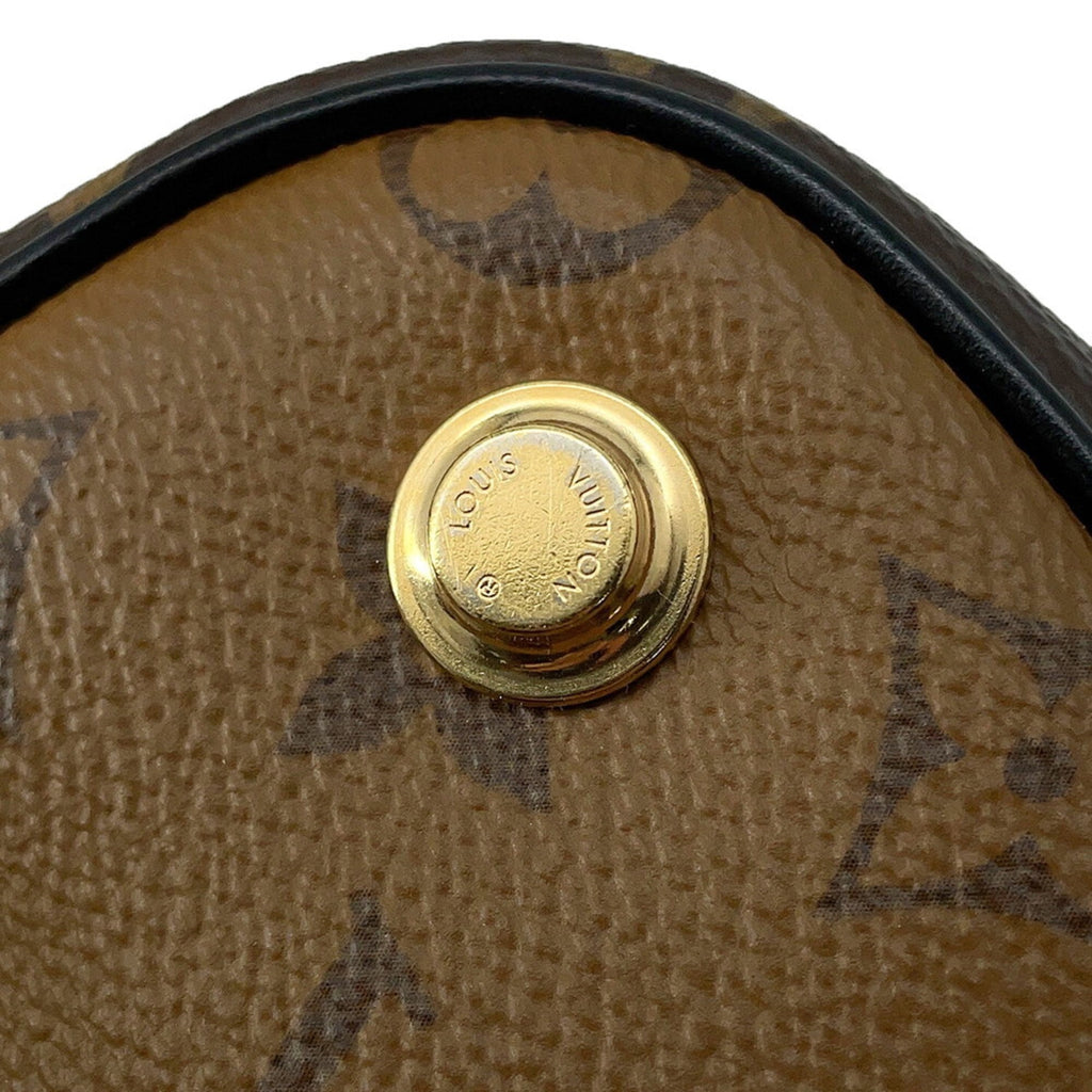 Louis Vuitton Noir Monogram Reverse Monogram Handbag