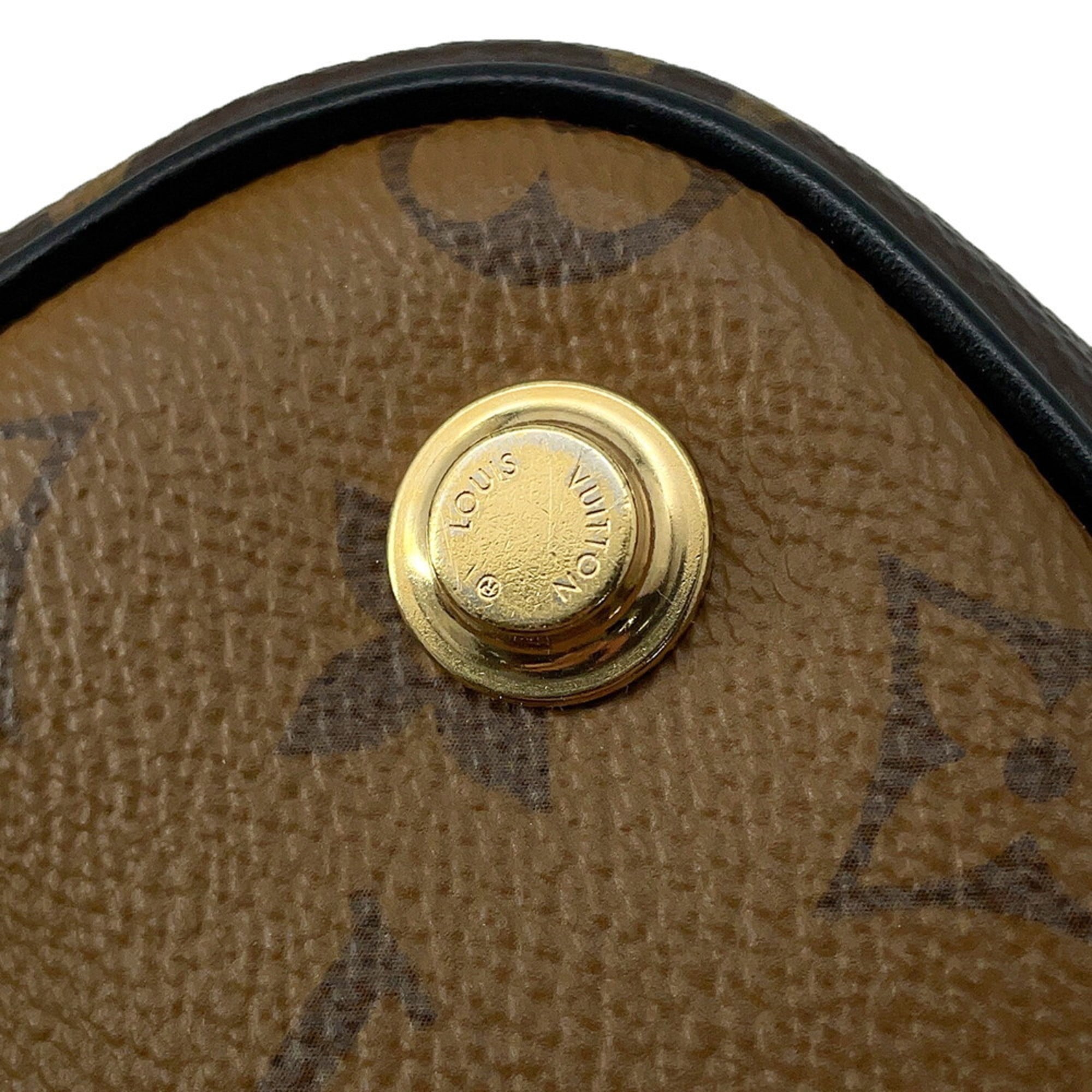 Louis Vuitton Noir Monogram Reverse Monogram Handbag