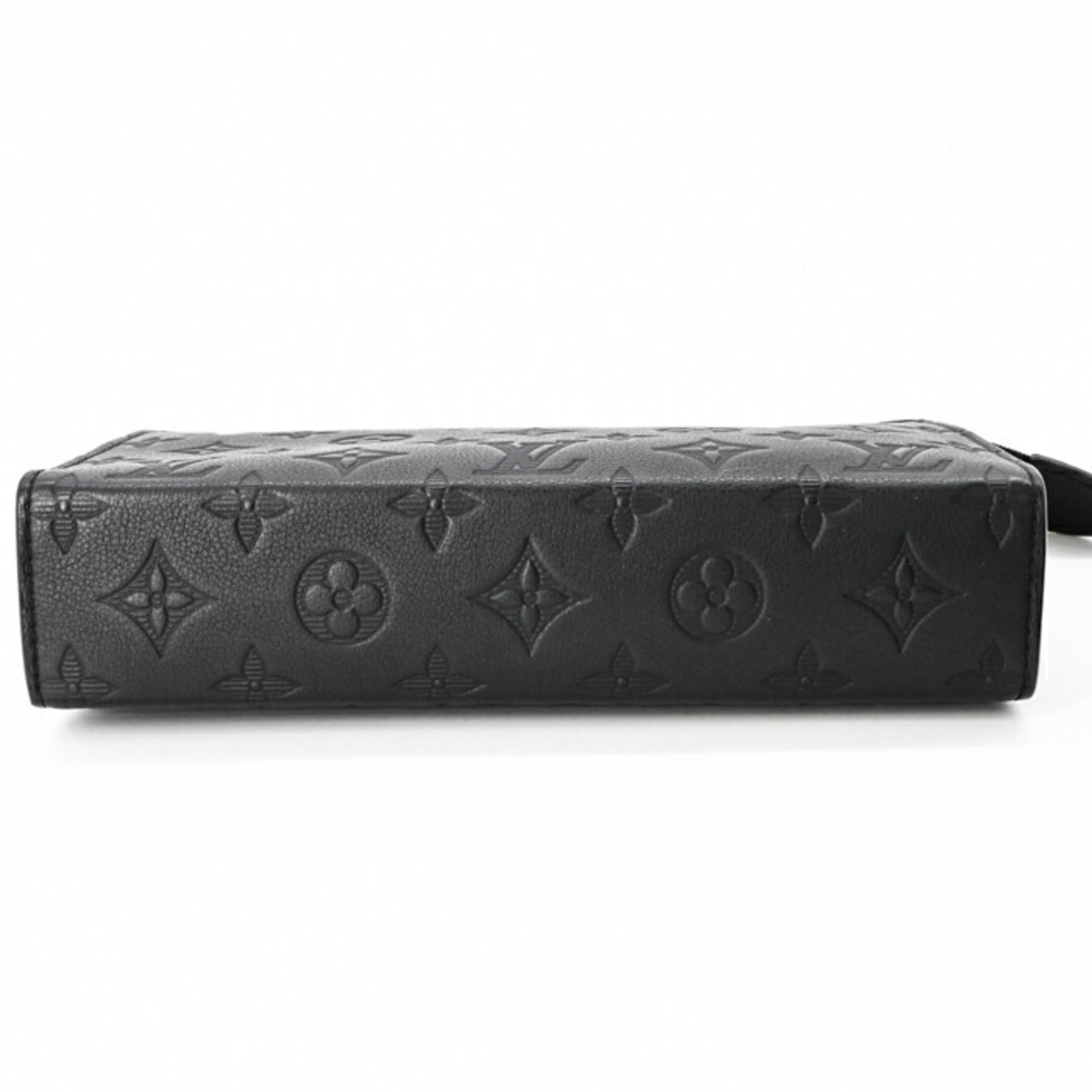 Louis Vuitton Black Monogram Shadow Shoulder Bag