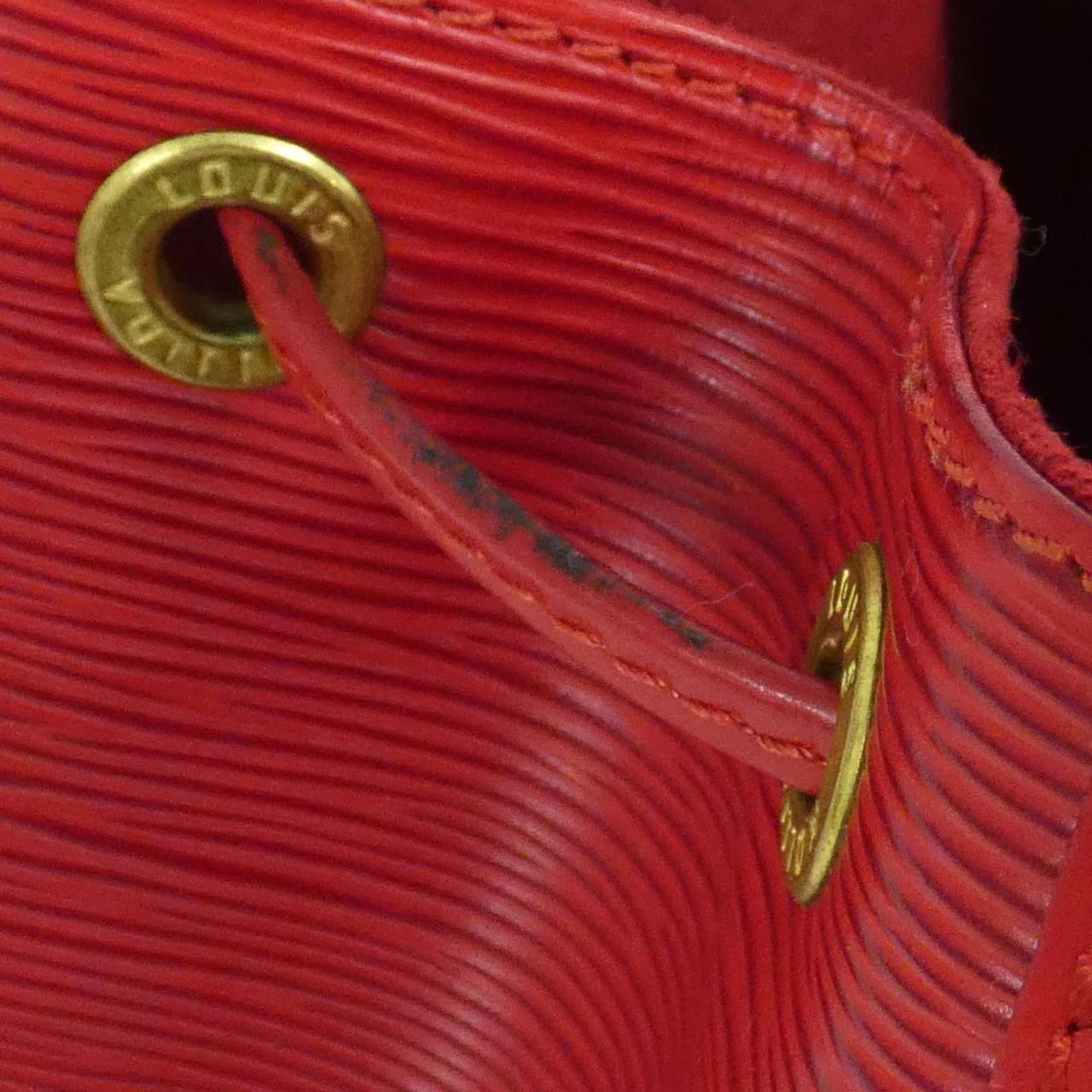 Louis Vuitton Red Color Leather Shoulder Bag
