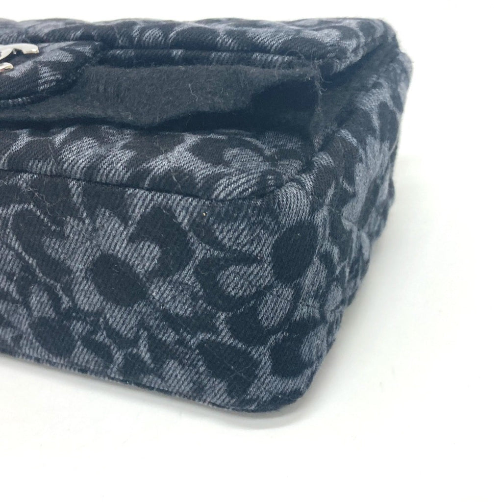 Chanel Black Denim Shoulder Bag
