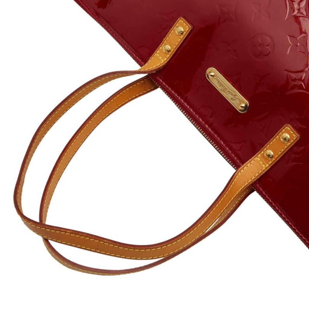 Louis Vuitton Pomme D'amour Red Color Patent Leather Handbag Tote Bag