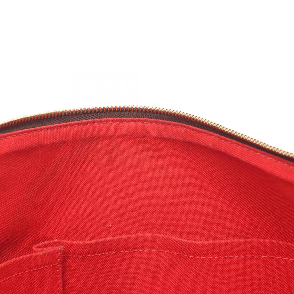 Louis Vuitton Brown Coated Canvas Pvc Damier Canvas Leather Shoulder Bag