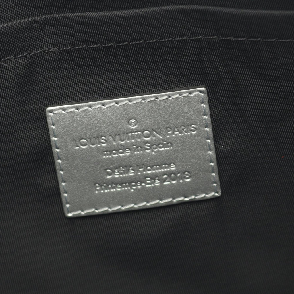 Louis Vuitton Silver Coated Canvas Shoulder Bag