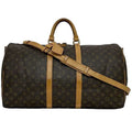 Louis Vuitton Monogram Brown Monogram Leather Boston Bag Shoulder Bag