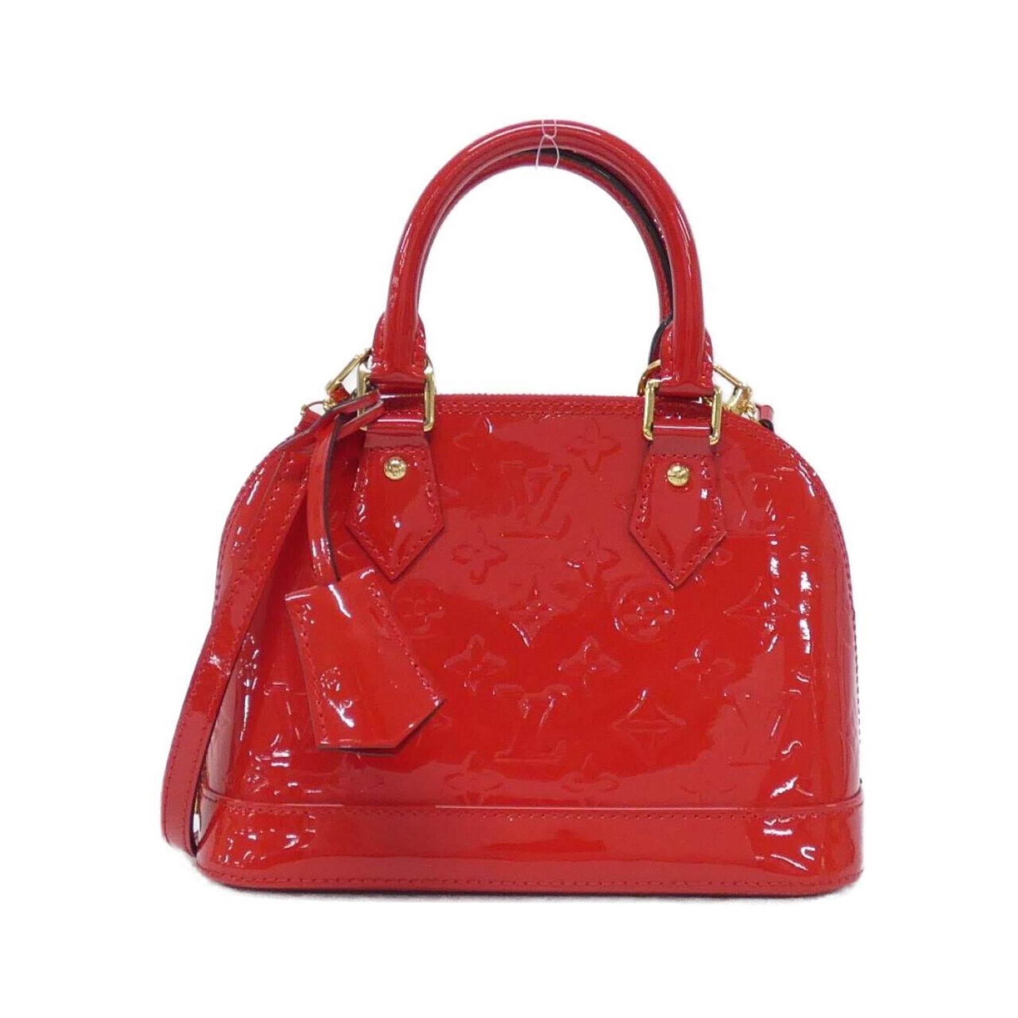 Louis Vuitton Cerise Red Color Leather Handbag