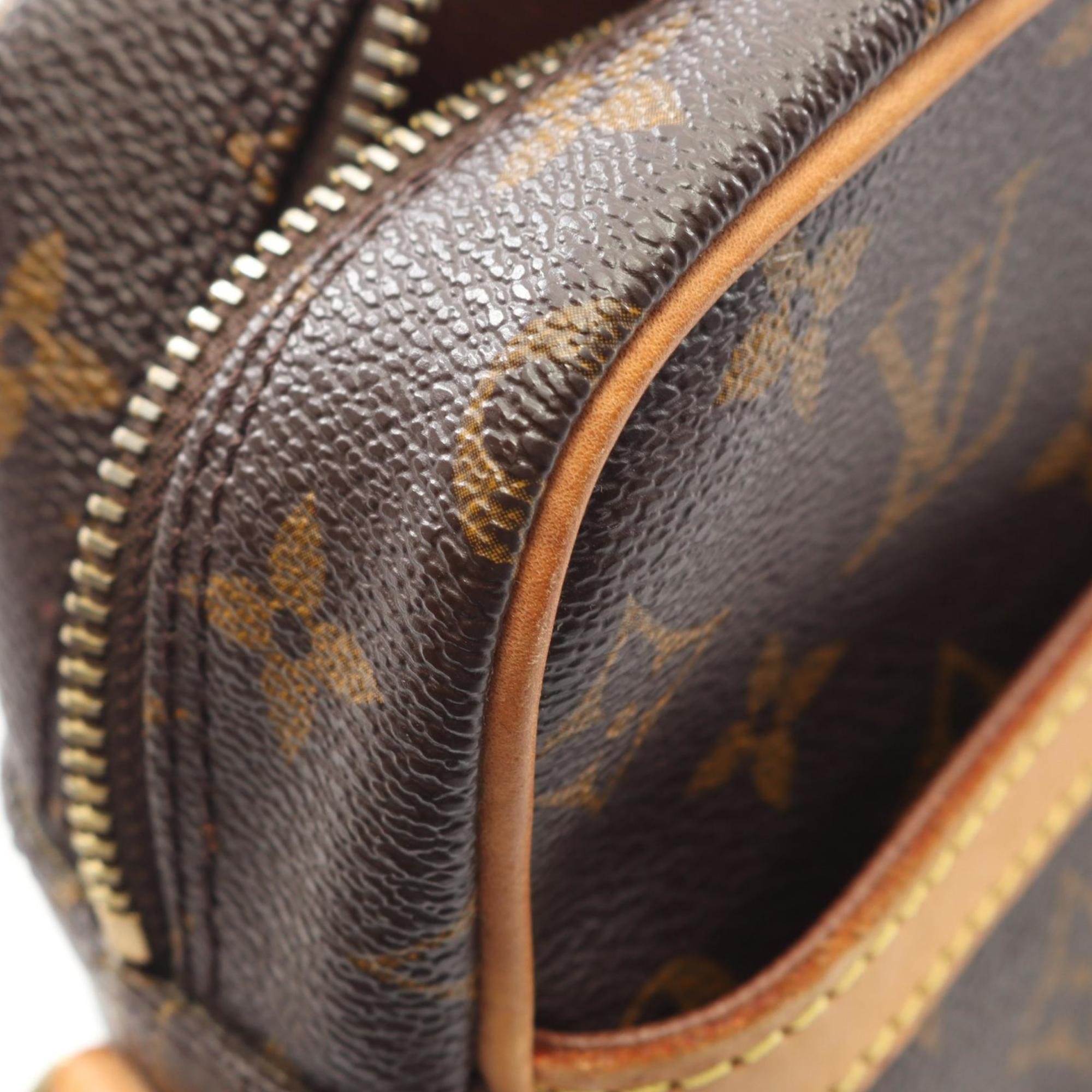 Louis Vuitton Brown Coated Canvas Pvc Leather Monogram Shoulder Bag