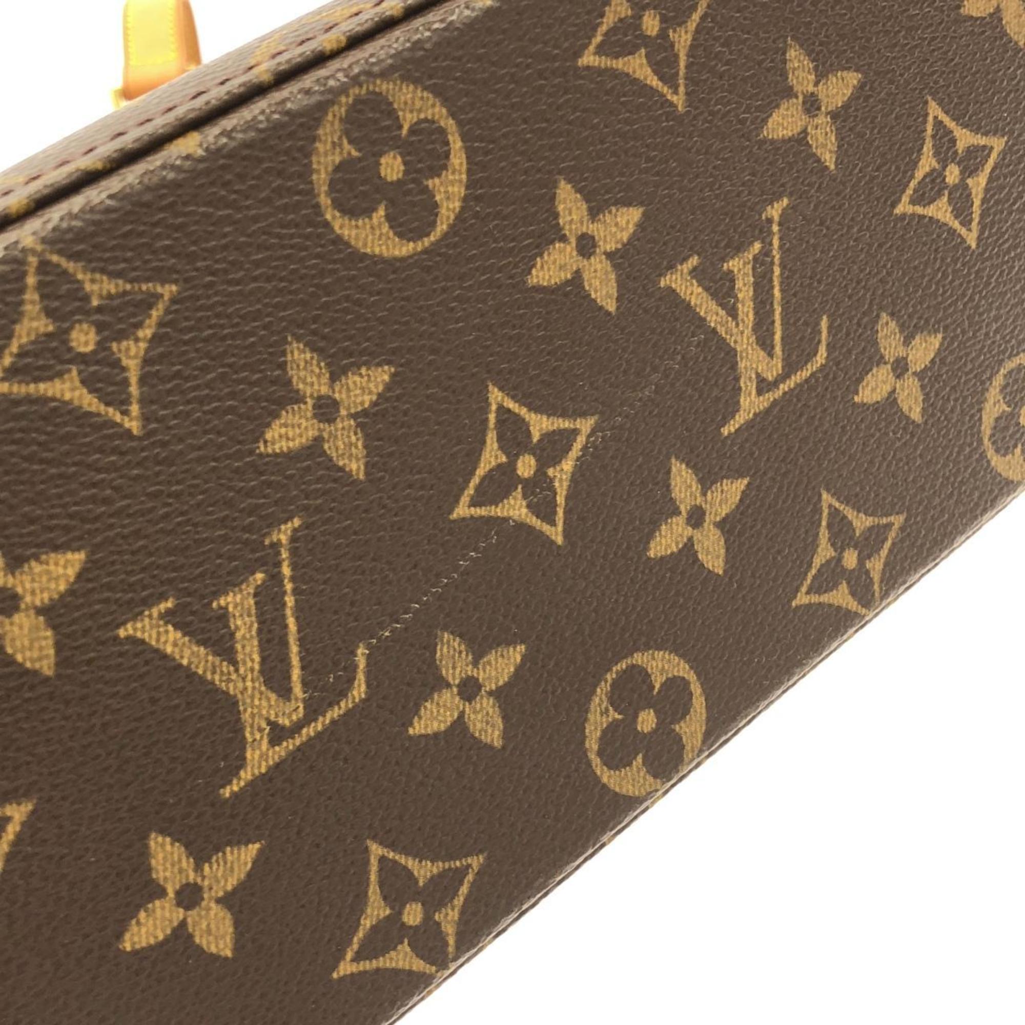 Louis Vuitton Marron Coated Canvas Handbag