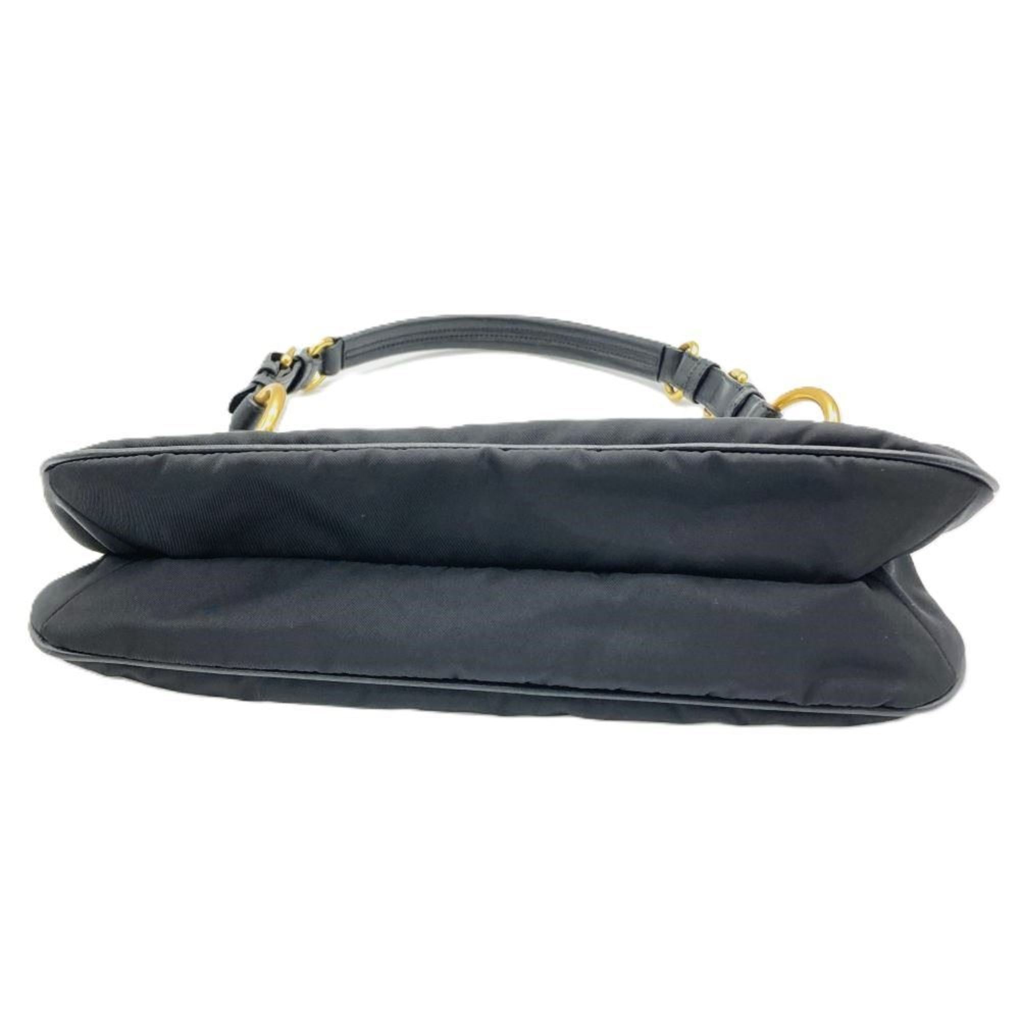 Prada Black Nylon Shoulder Bag