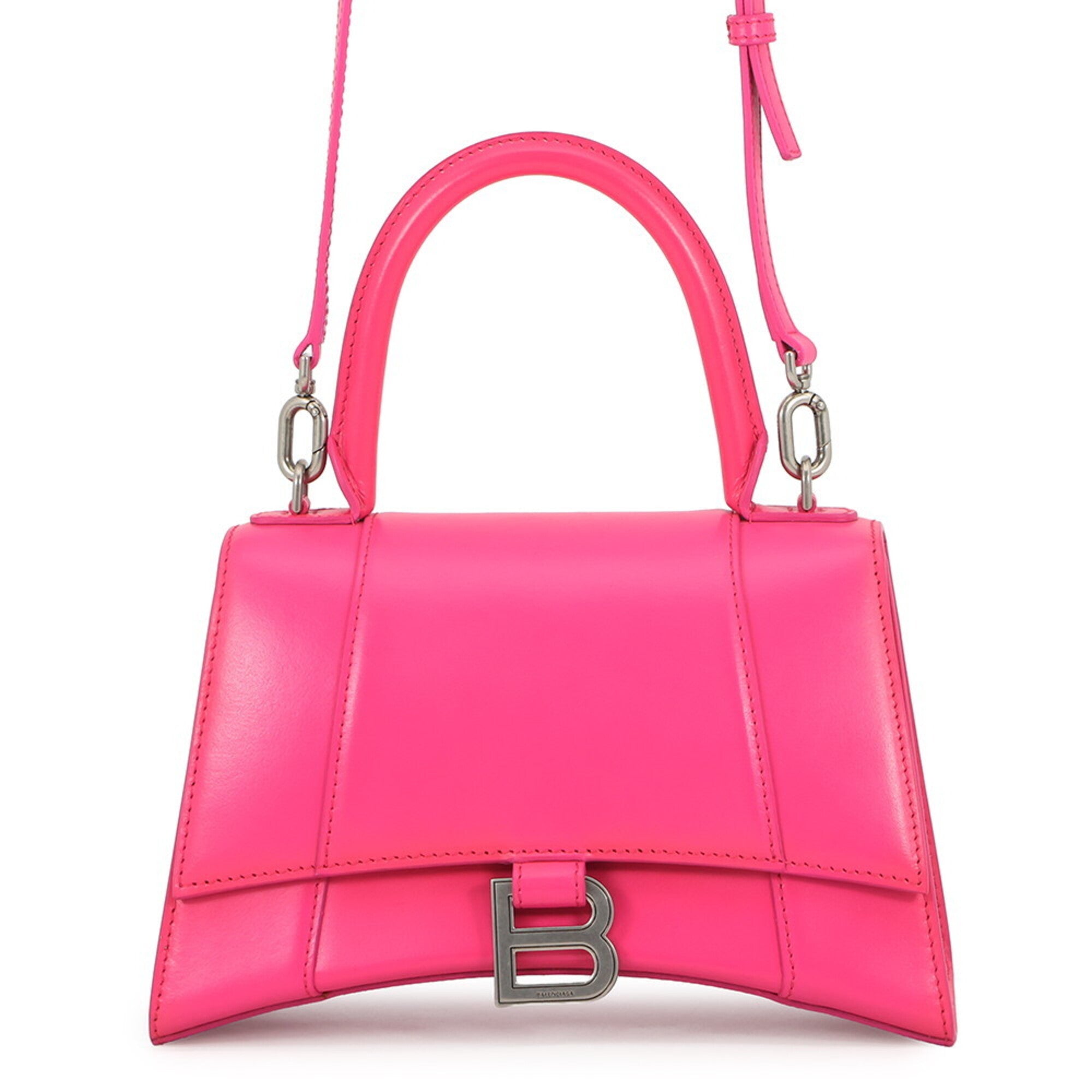 Balenciaga Pink Leather Handbag Shoulder