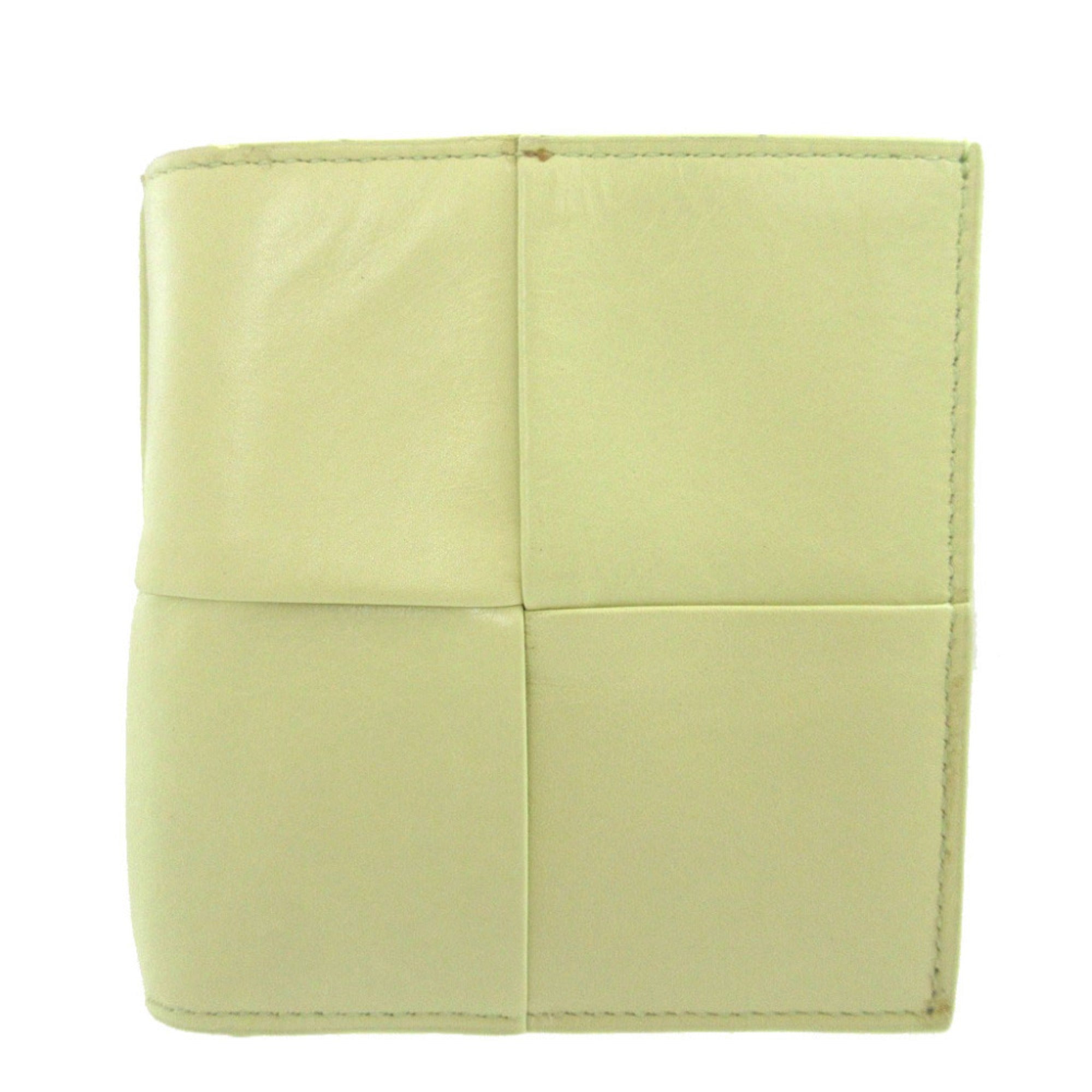 Bottega Veneta Yellow Leather Wallet (Bi-Fold)