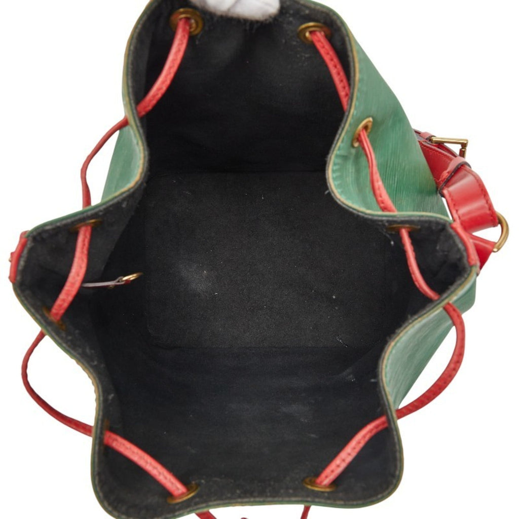 Louis Vuitton Green Red Color Leather Shoulder Bag