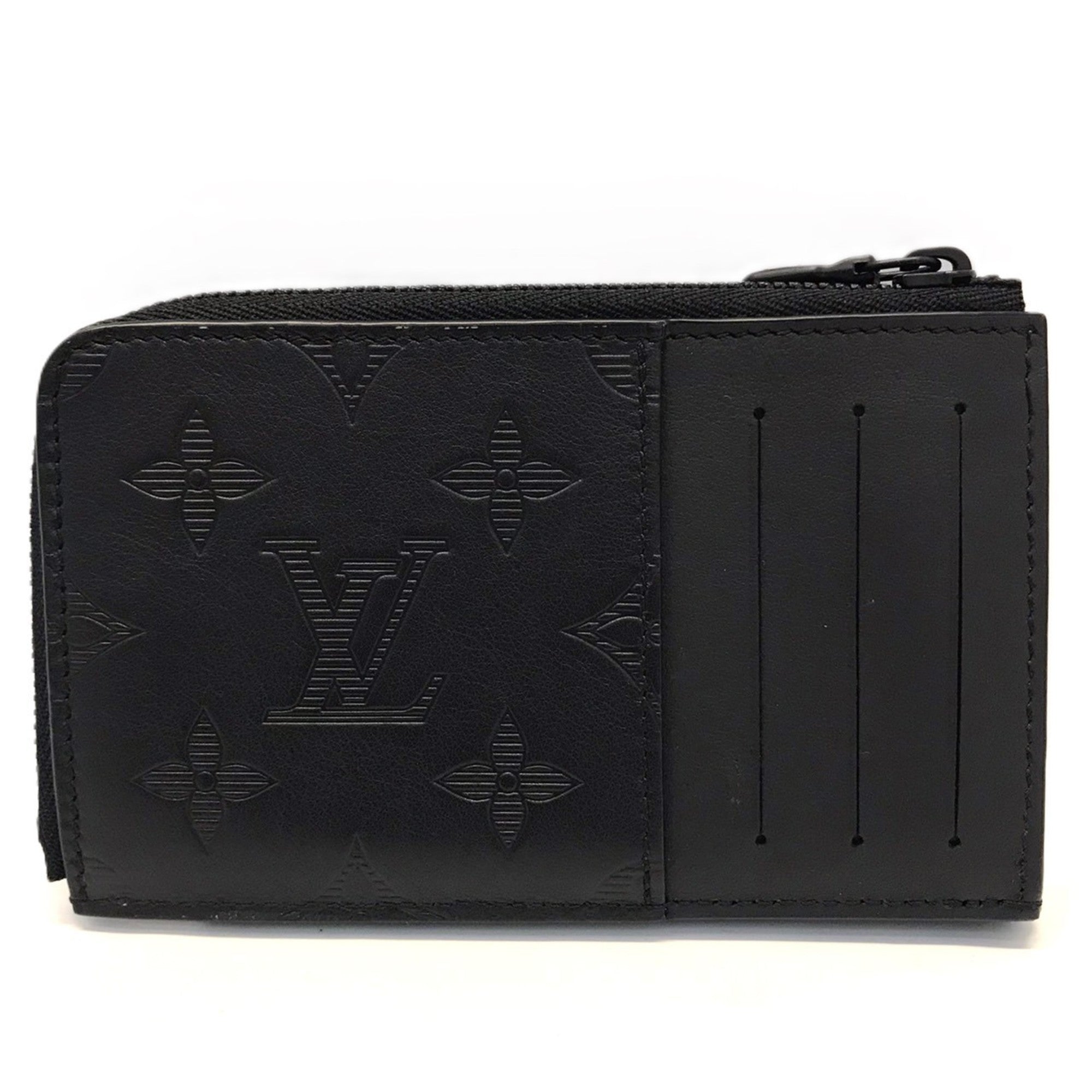 Louis Vuitton Monogram Shadow Black Noir Monogram Shadow Wallet