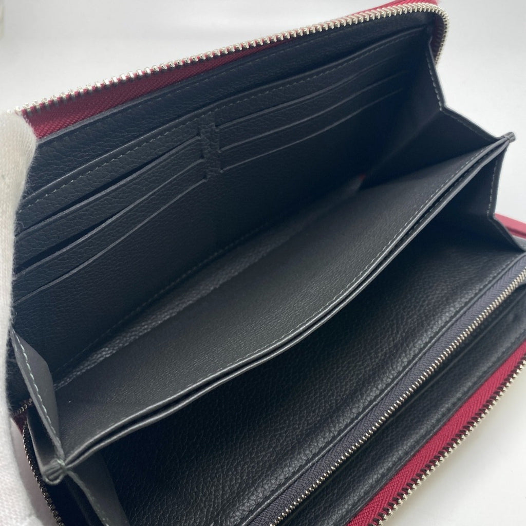 Louis Vuitton Wine Leather Long Wallet