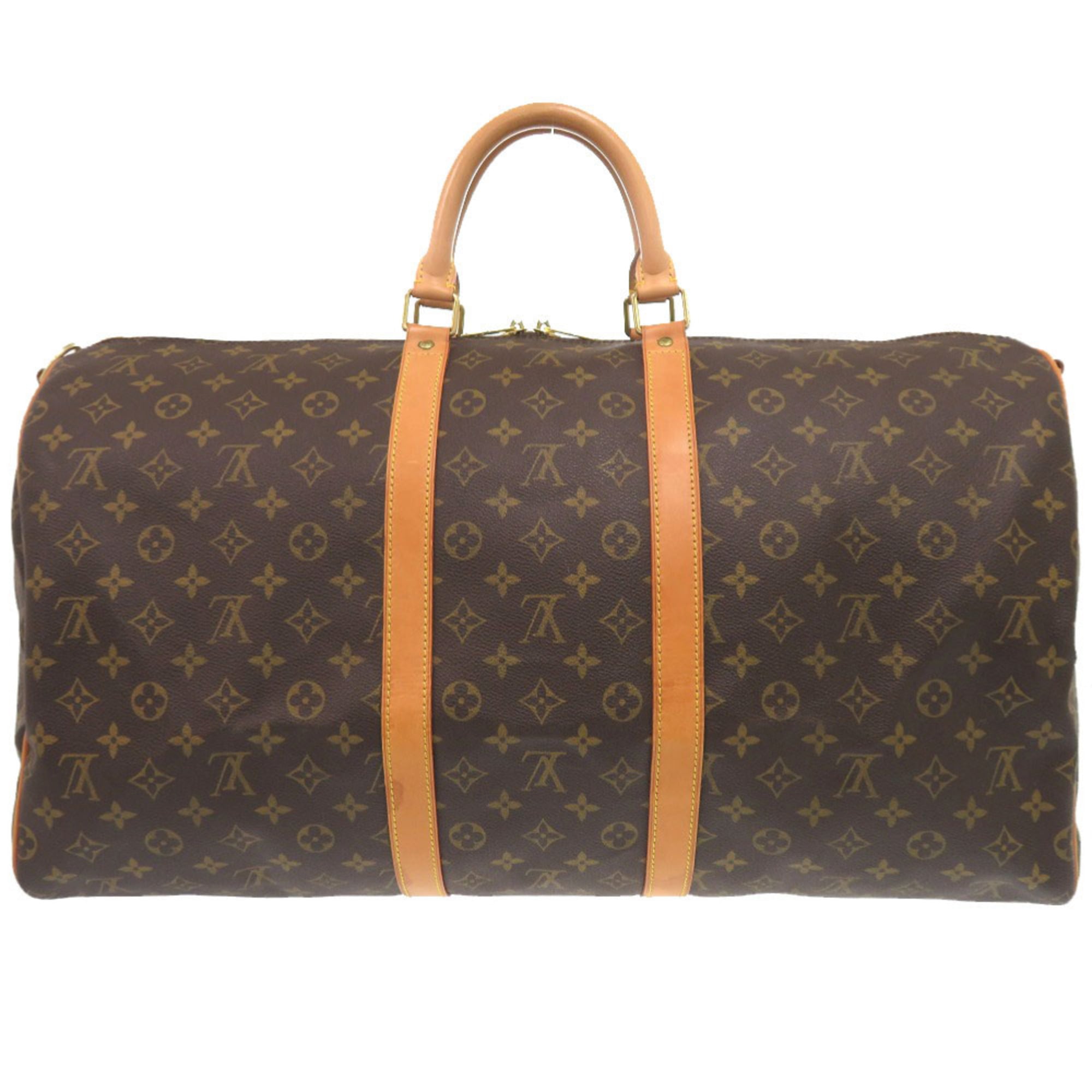 Louis Vuitton Brown Monogram Canvas Boston Bag