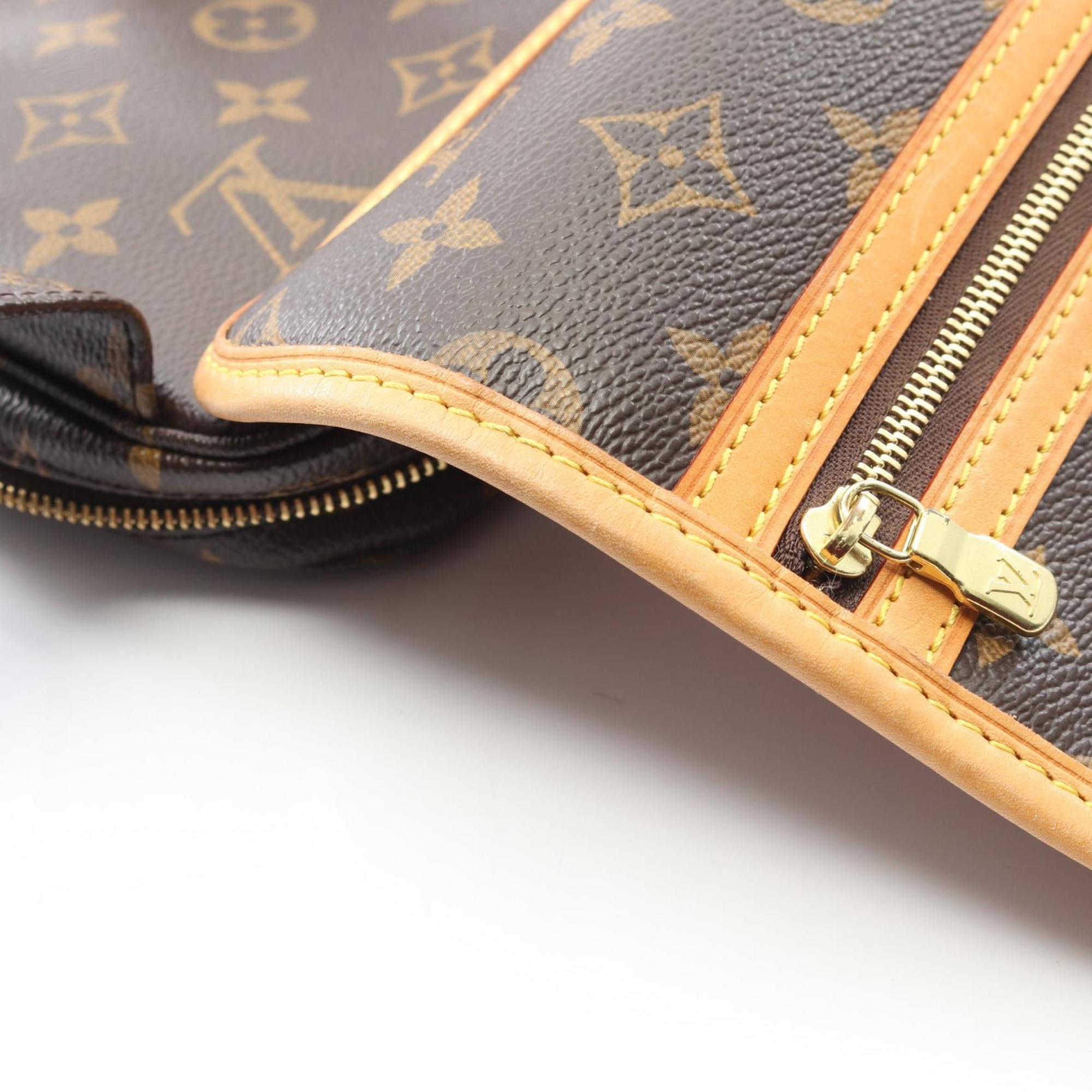 Louis Vuitton Brown Coated Canvas Leather Fanny Pack