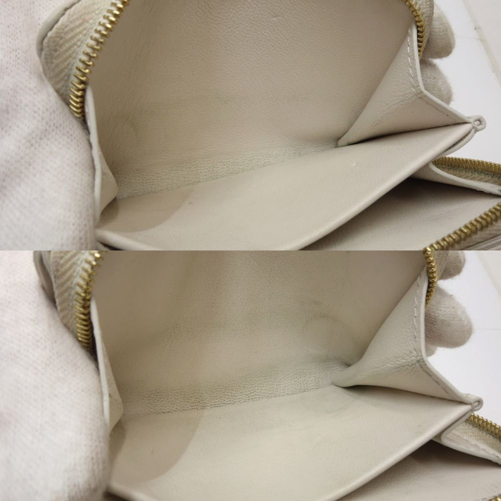 Louis Vuitton Beige Pink Leather Wallet