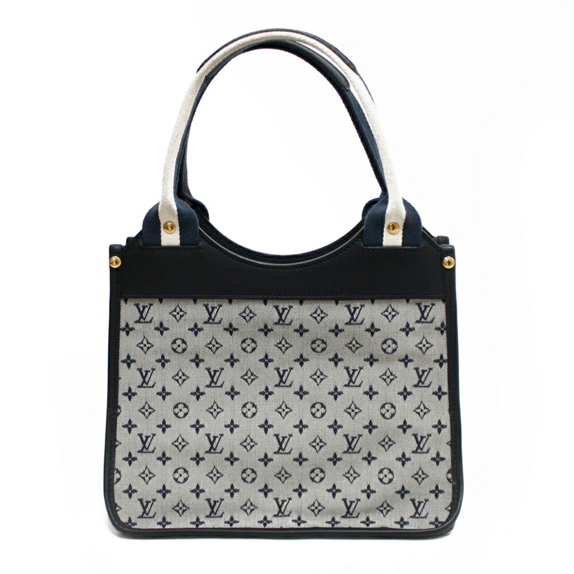 Louis Vuitton Handbag Monogram Mini Sack Catline M92325 Blue Ladies Canvas