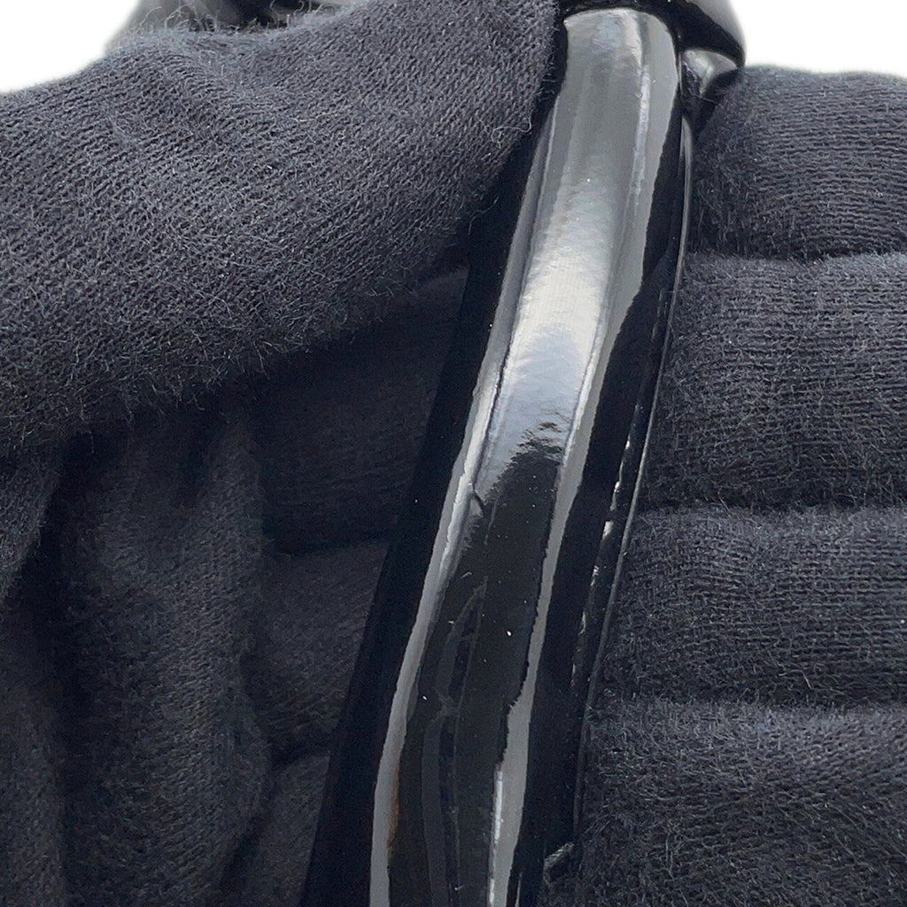Balenciaga Black Patent Leather Handbag Shoulder