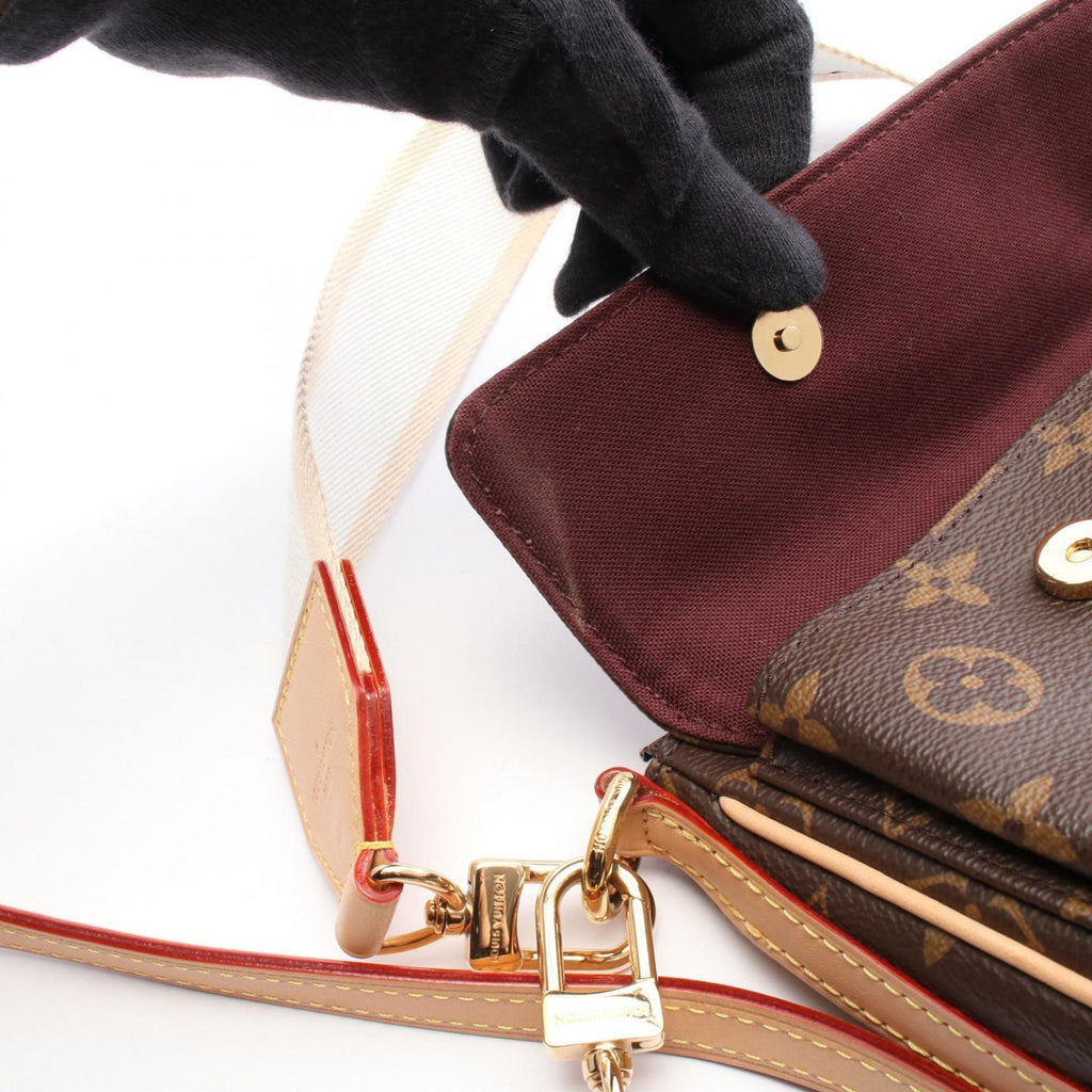Louis Vuitton Brown Monogram Monogram Leather Shoulder Bag