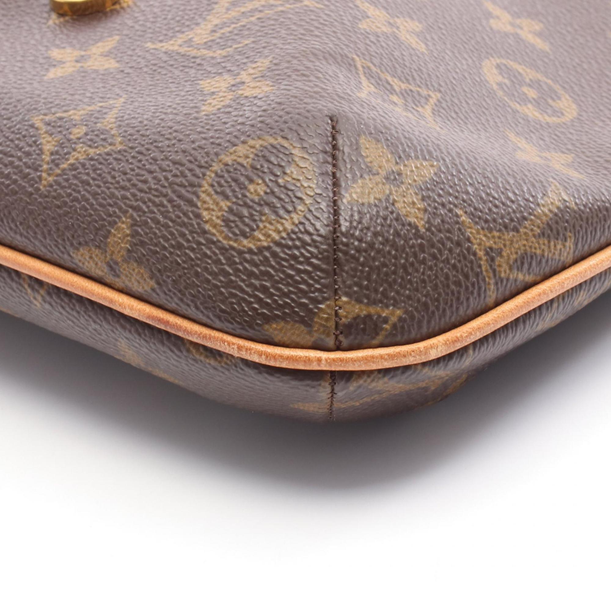 Louis Vuitton Brown Pvc Leather Shoulder Bag
