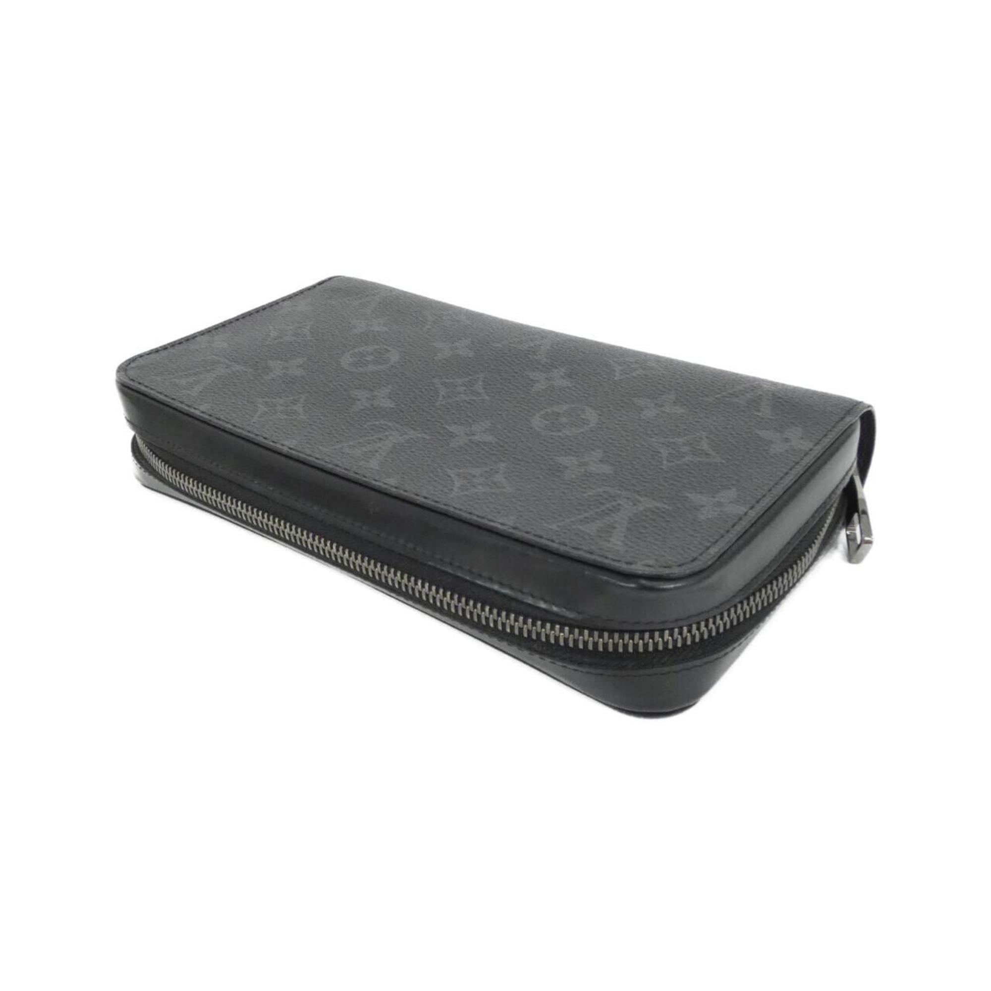 Louis Vuitton Black Coated Canvas Long Wallet