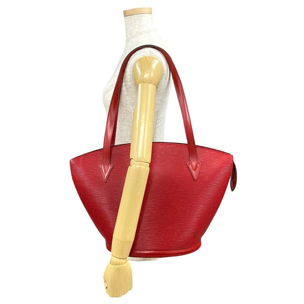 Louis Vuitton Red Color Epi Leather Tote Bag